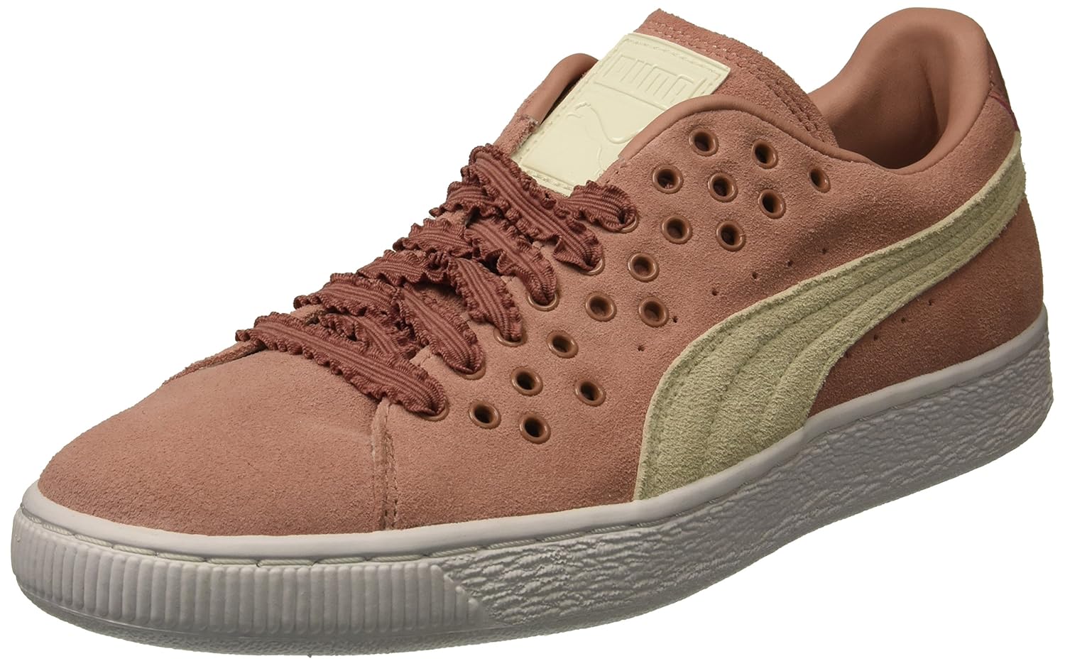 puma 女式麂皮绒 xl 蕾丝 wn 运动鞋 cameo brown-marshmallow 5.