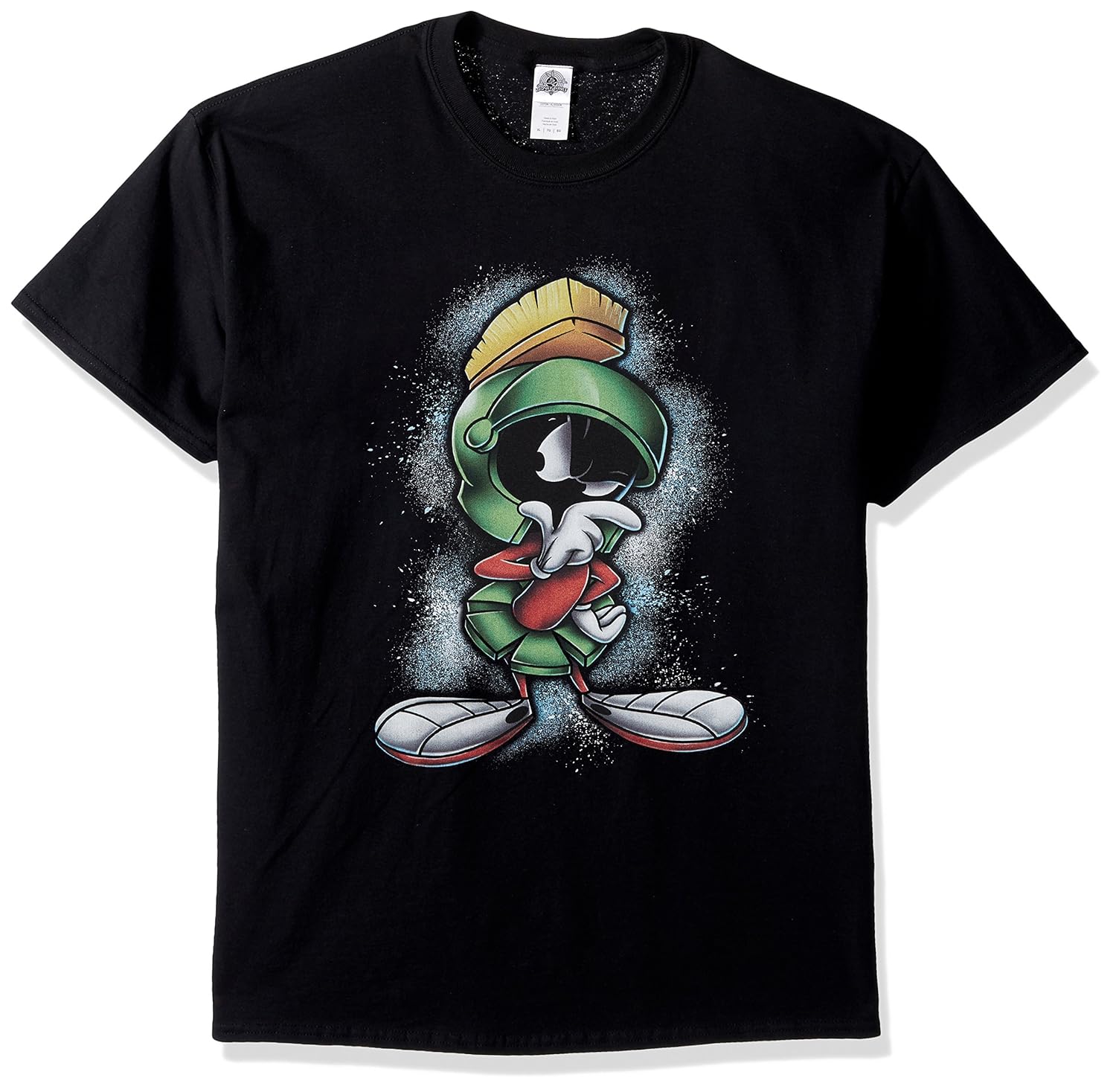 mens marvin the martian t-shirt 黑色 small