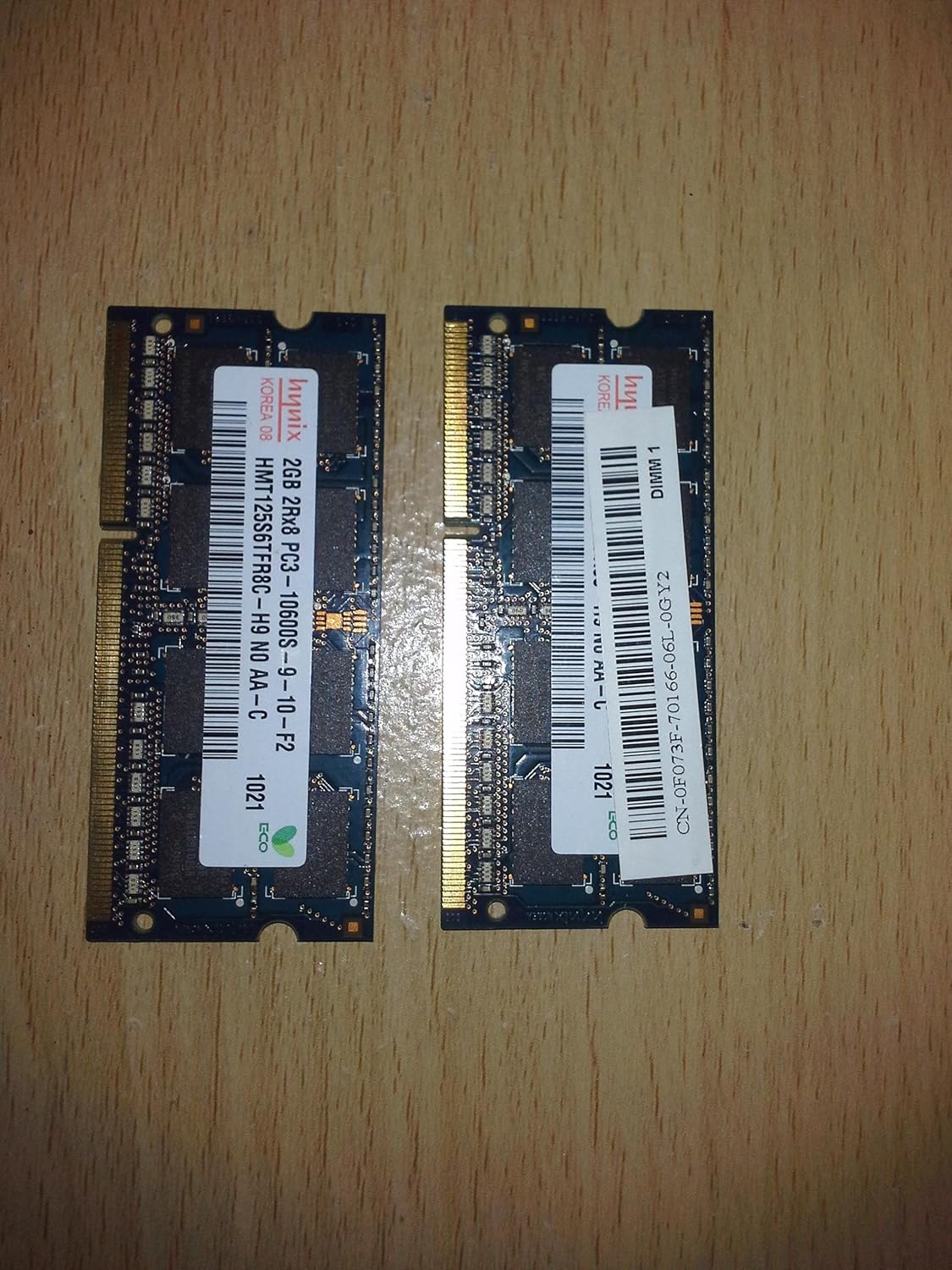 hynix 2gb 2rx8 pc3-8500s-7-10-f2 笔记本电脑 ram 内存 - 购买前