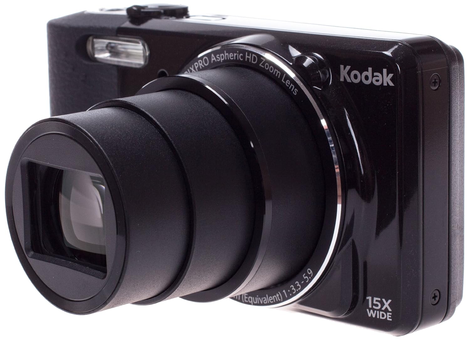 kodak 柯达 fz151 便携数码相机 (黑色)