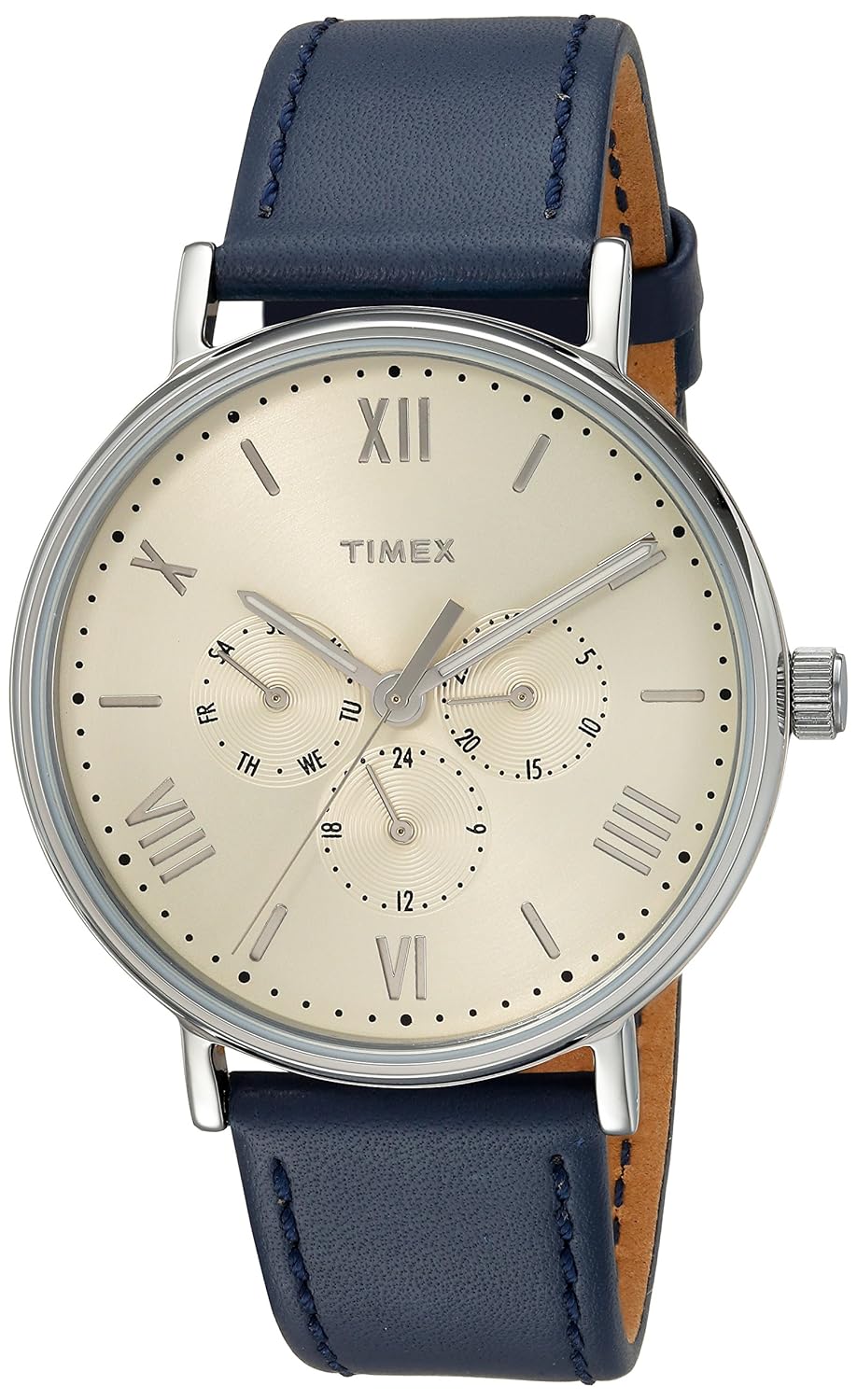 timex southview 41 多功能皮带tw2r29200 analog genuine-leather