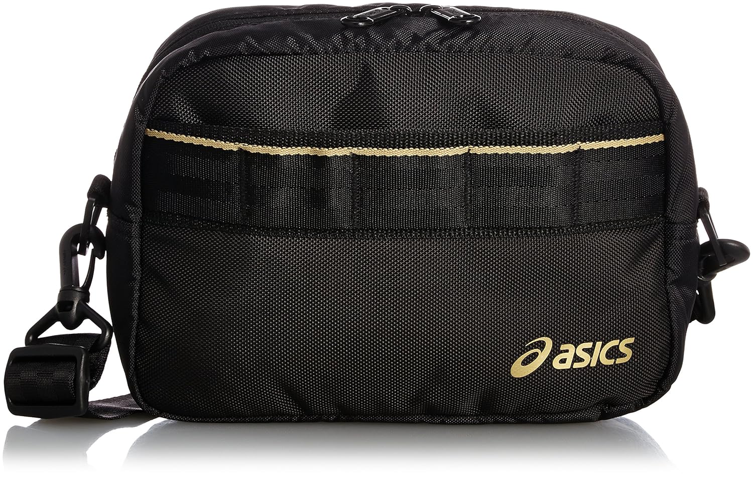 asics 亚瑟士单肩包 team pro ebg340 黑色/黑色 f