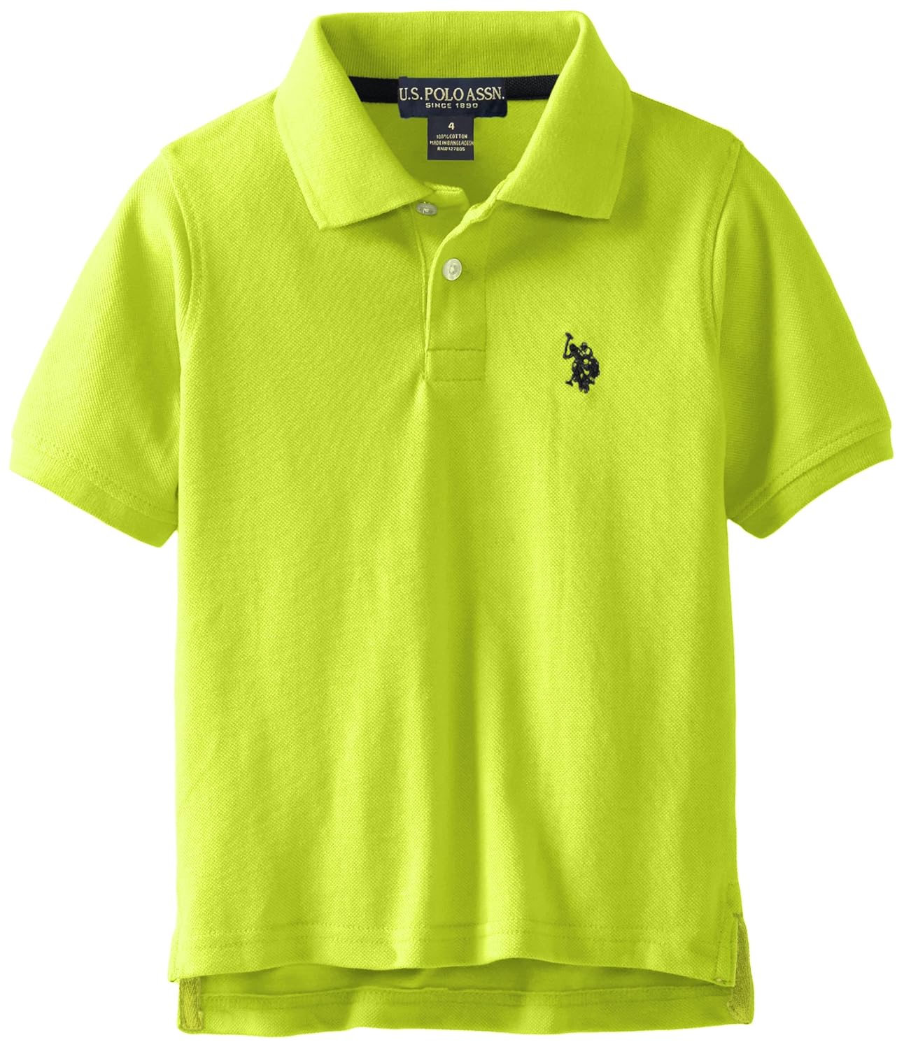 s. polo assn . 男孩经典 polo 衫 苹果绿 5/6