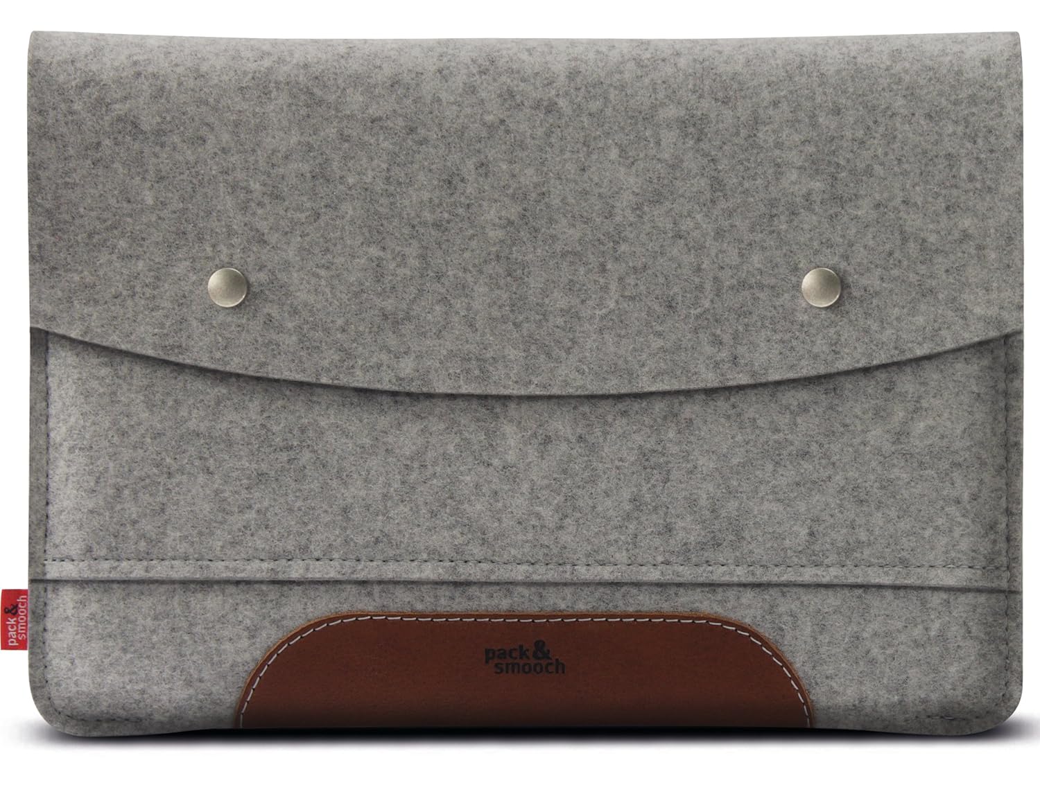 pack & smooch macbook 12 英寸保护套 - * 美利奴羊毛毡和天然皮革