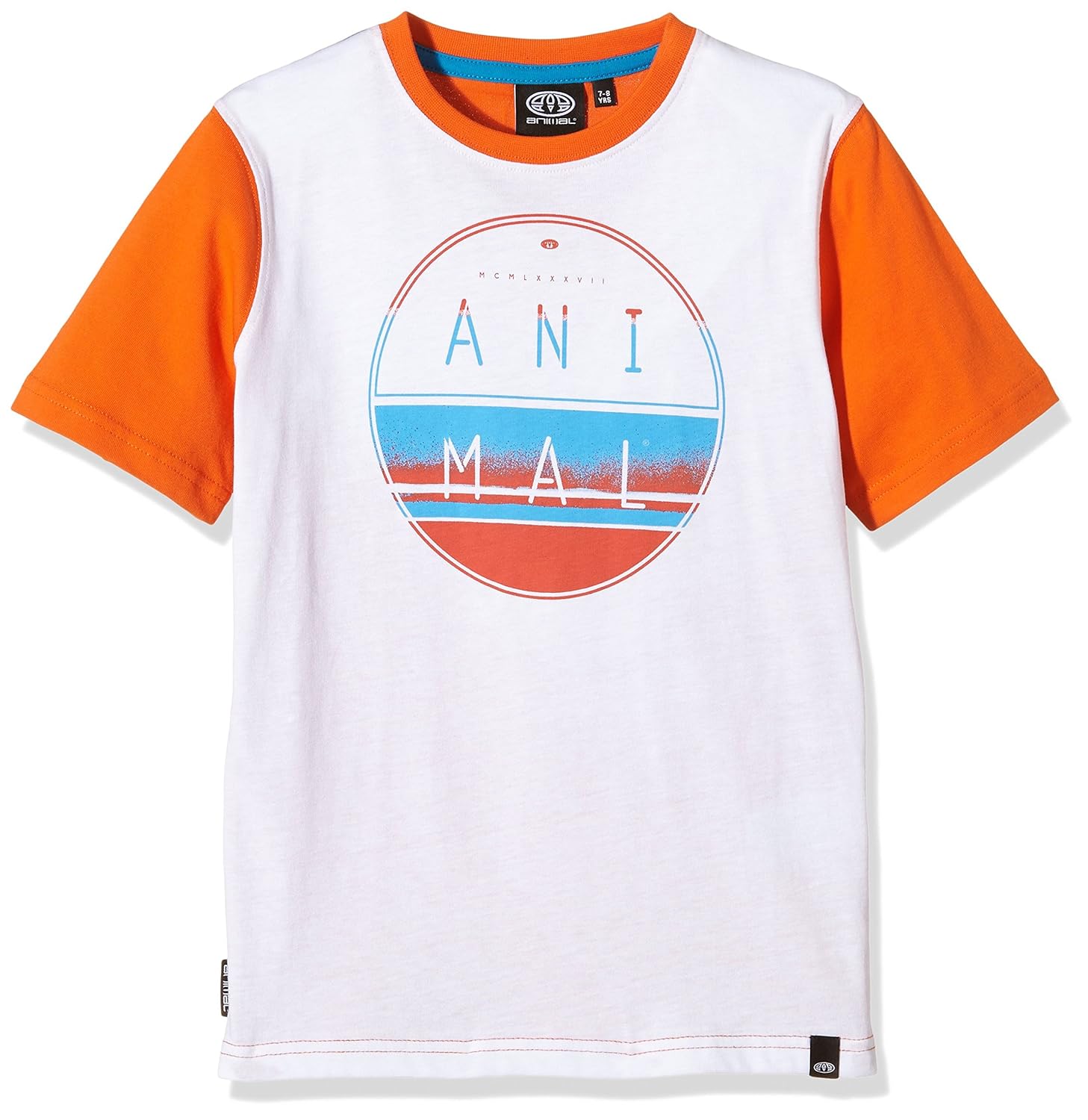 动物男孩 t 恤 orange (bright orange) medium