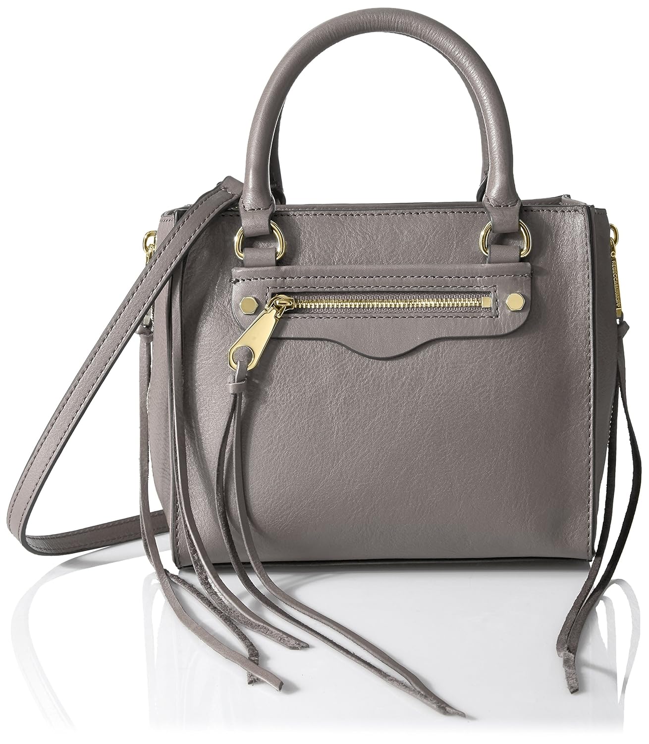 rebecca minkoff 瑞贝卡·明可弗 侧拉链迷你 regan tote 手提包