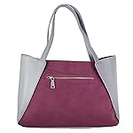 反光皮革手提包，高可见度反光材料