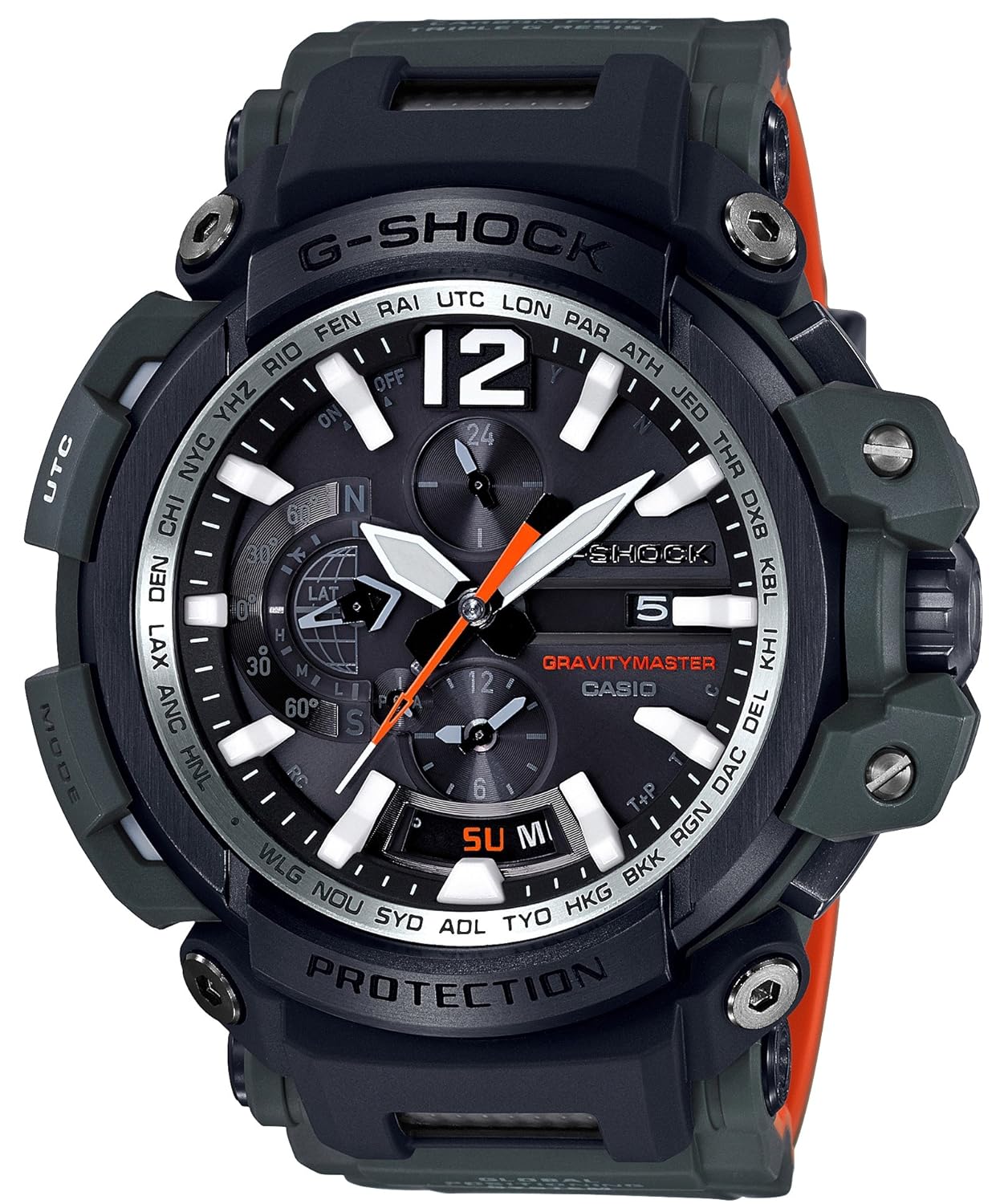 casio 卡西欧手表 g-shock グラビティマスター マスターインオリーブ