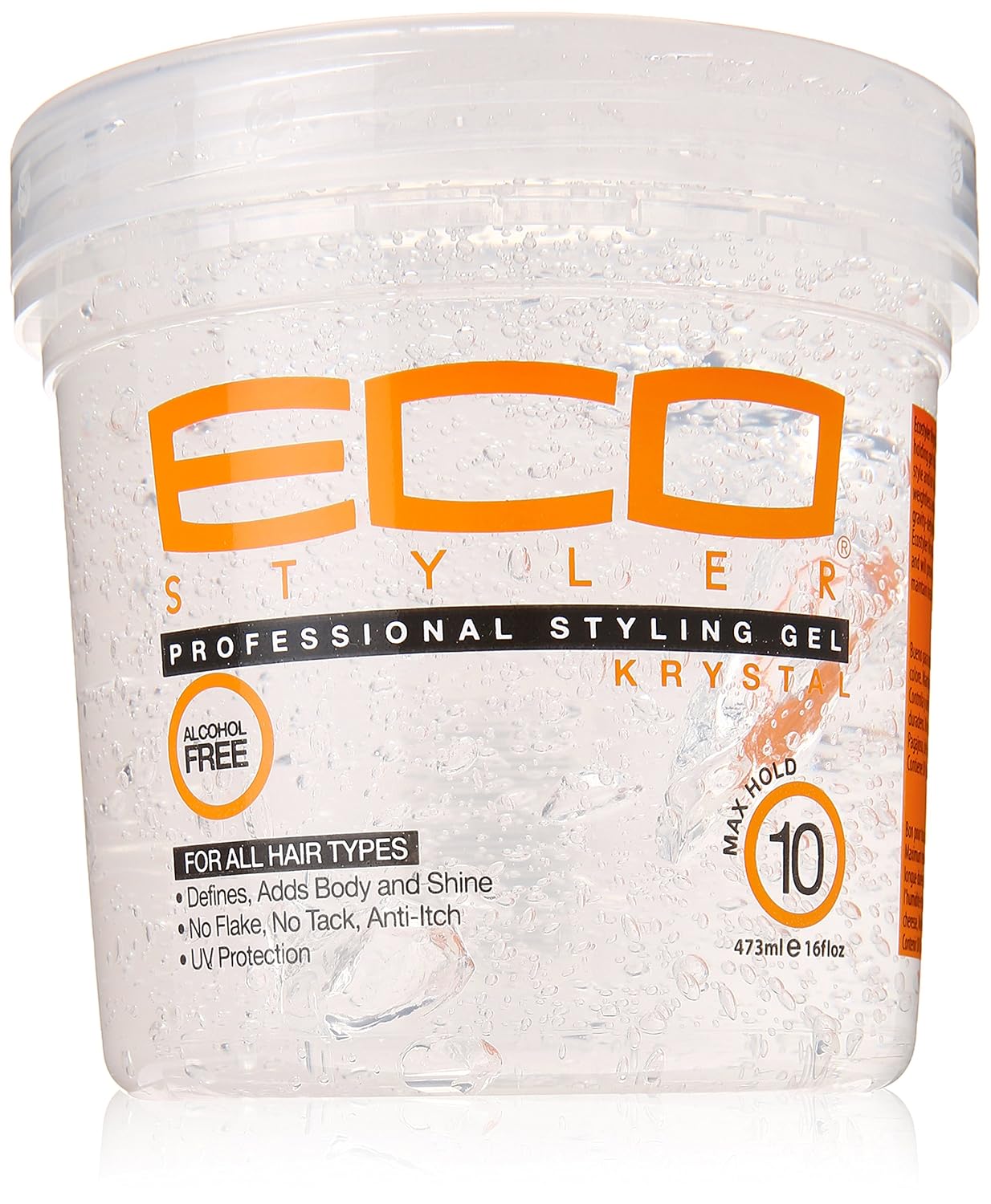 ecoco krystal styling gel, 16 ounce