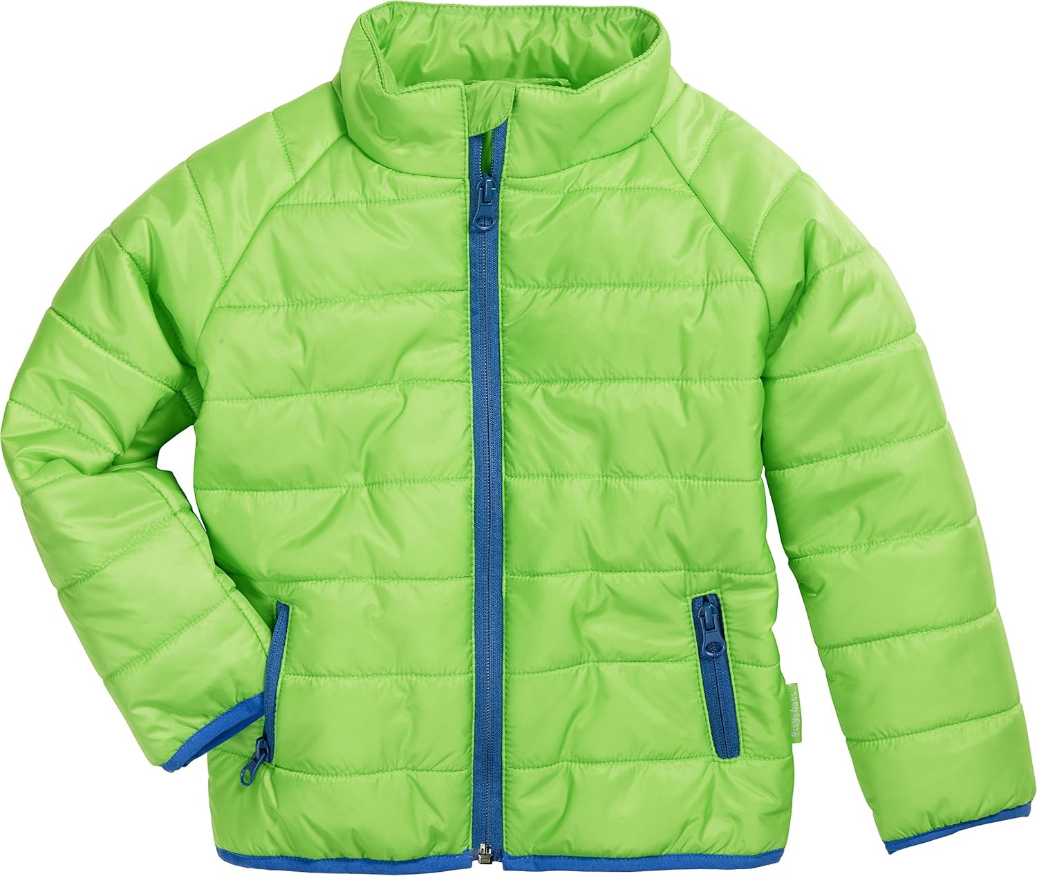 playshoes girls puffer jacket lightweight quilted coat green 10
