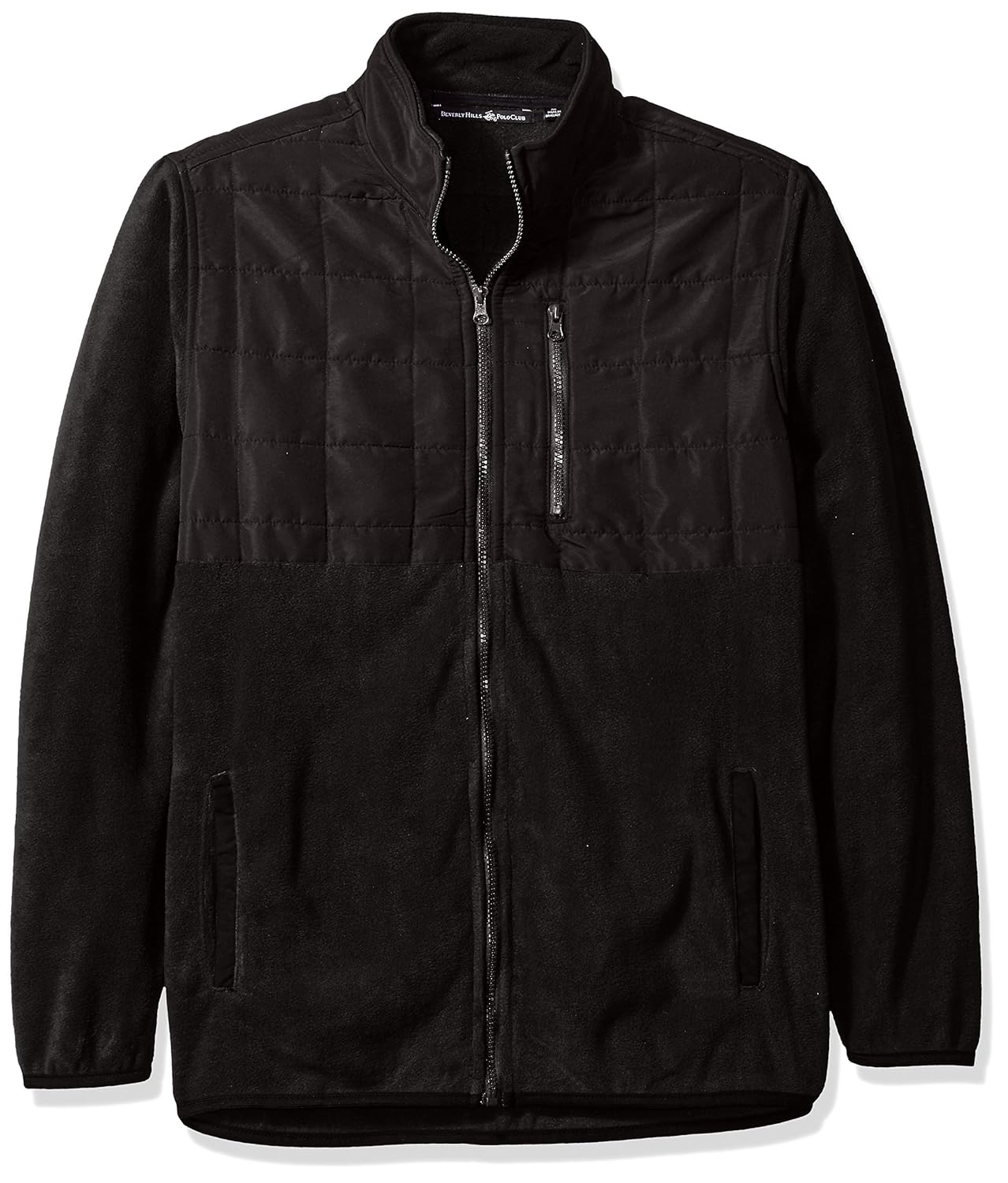 beverly hills polo club 男士全拉链时尚连帽运动衫