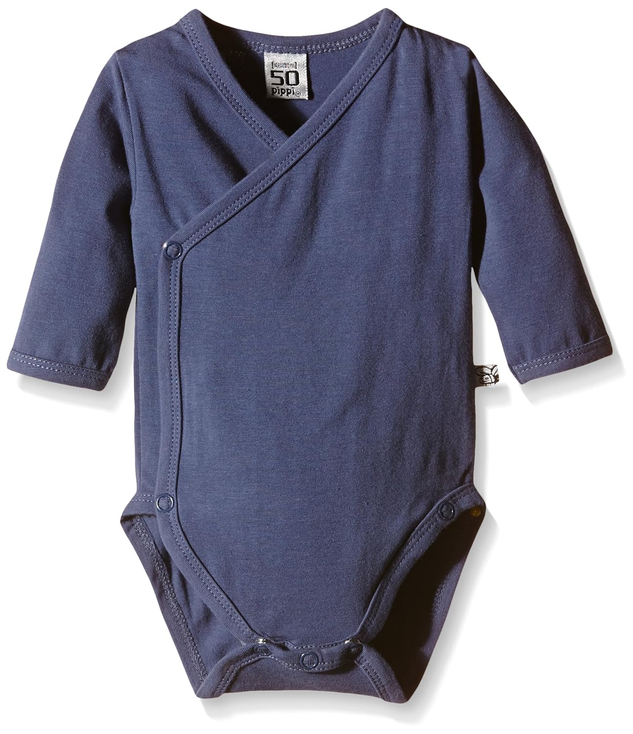 pippi 男宝宝环绕式长 sleeve-solid 连体衣 vintage