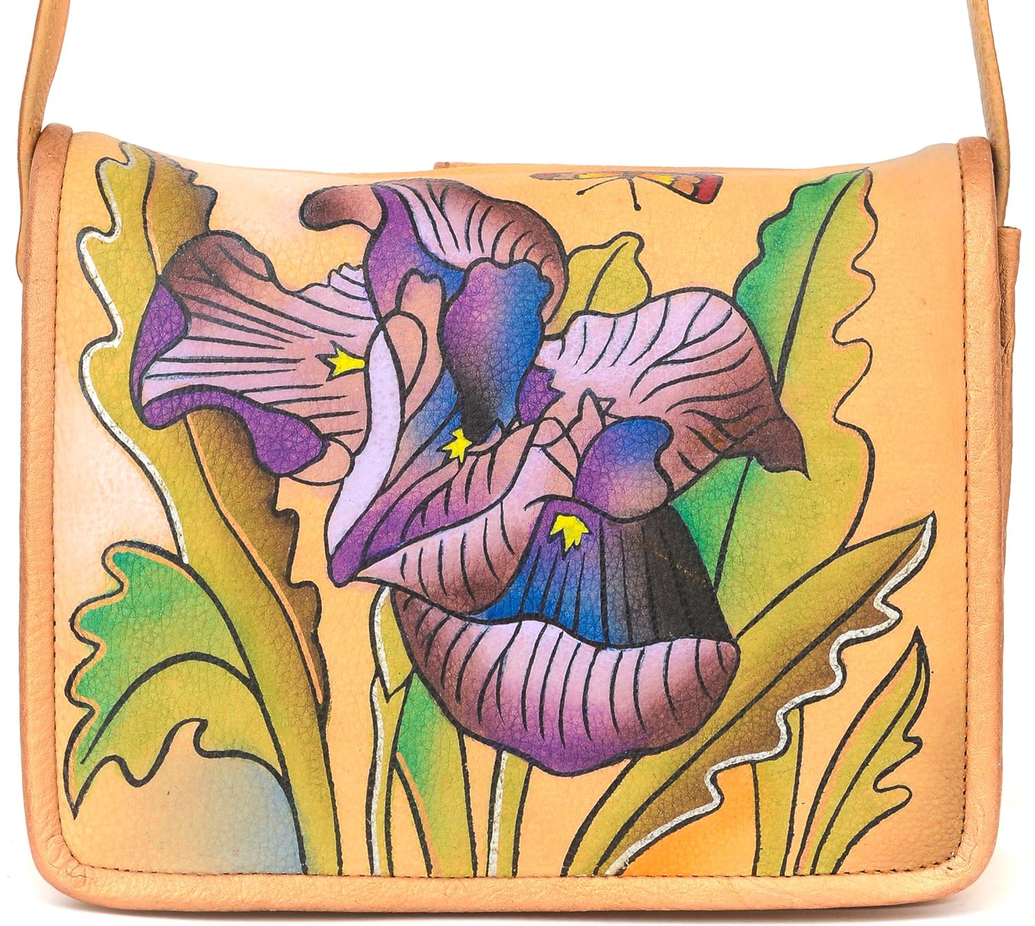 zimbelmann lili kim 正品 nappa 皮革 手绘斜挎单肩包