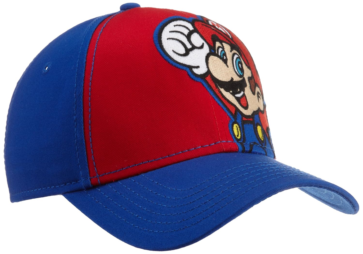 nintendo 大男孩 mario 青年帽 蓝色 one size