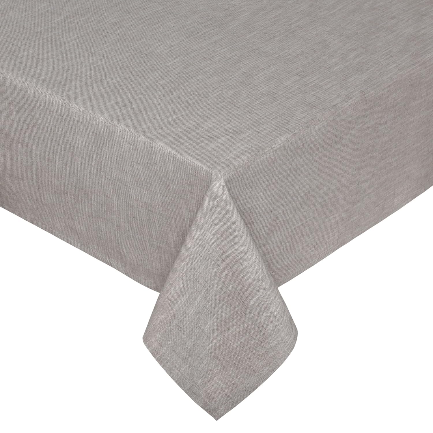 coin home 493758 melange flame 桌布,* 纯棉,浅灰色,法兰,220 x 220