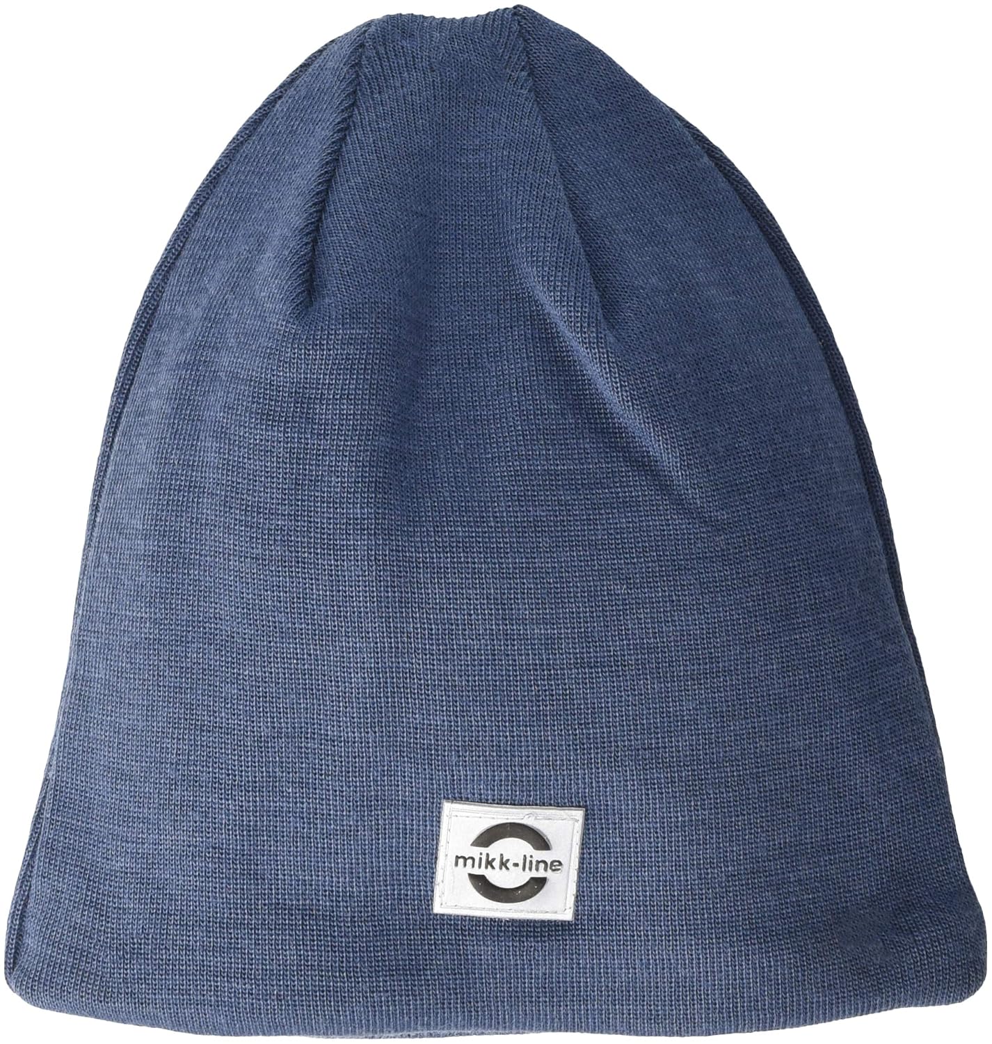 mikk-line 婴儿,幼儿和大童羊毛无檐小便帽 7-8y 蓝色 91005-238-122
