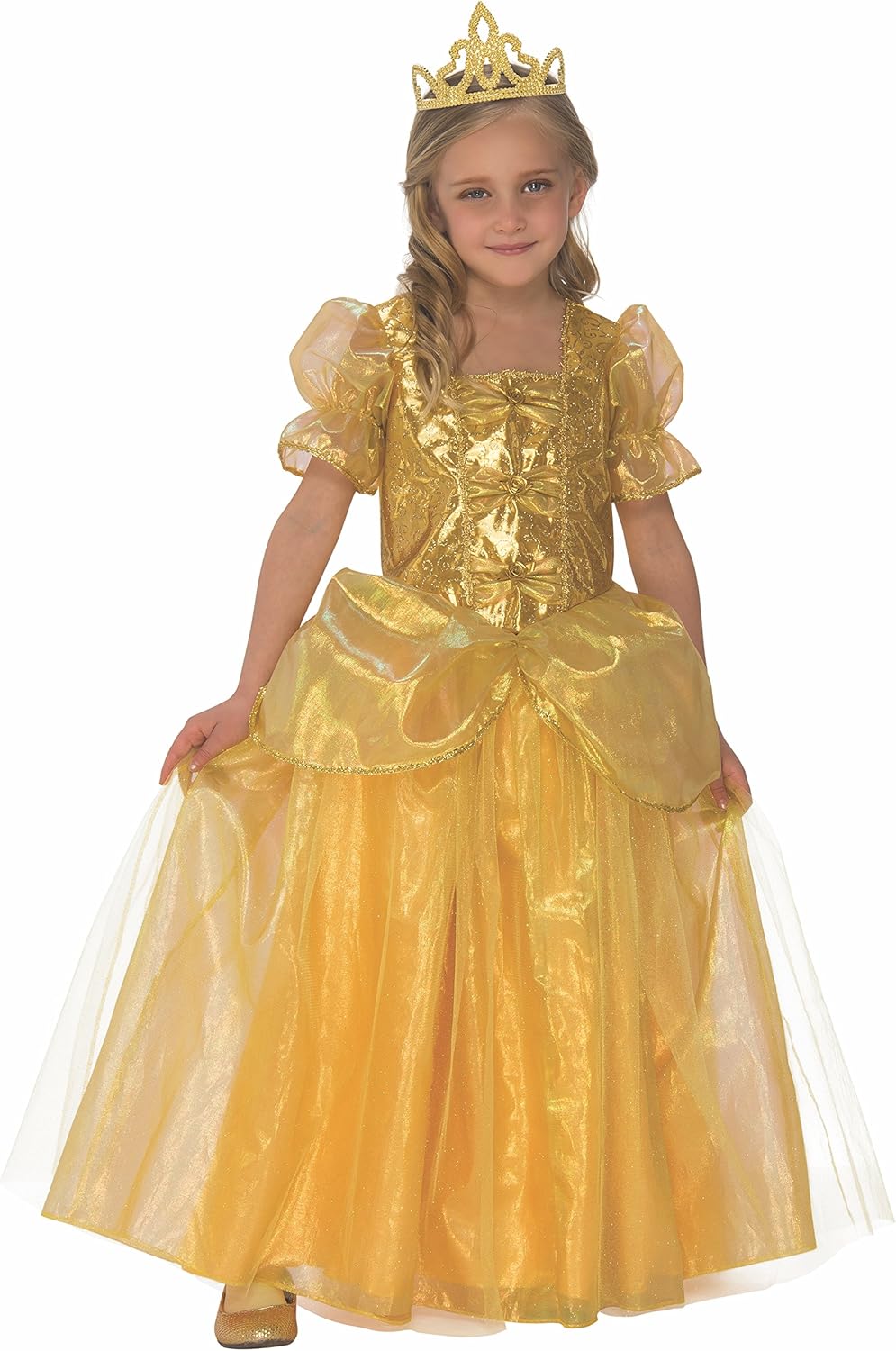 rubies 金色公主女孩服装