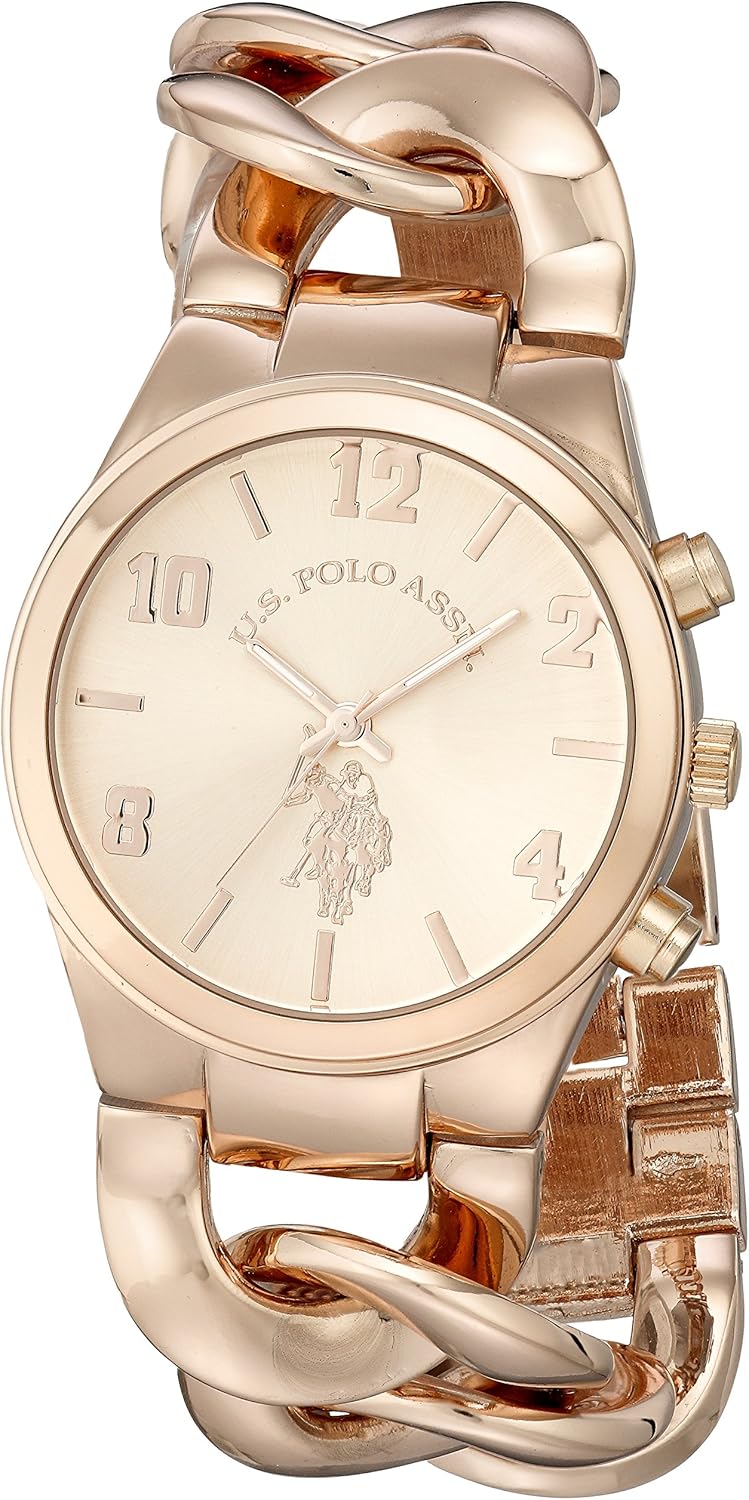 s. polo assn. 女式 usc40070 玫瑰金手表 带环手链