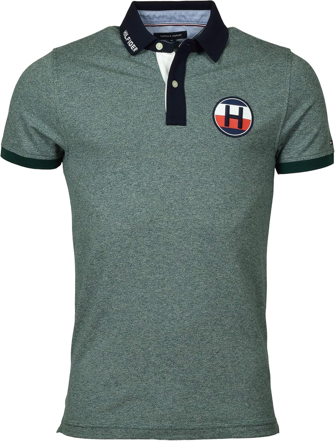 tommy hilfiger 男式修身 th flex 棉质标志 polo 衫