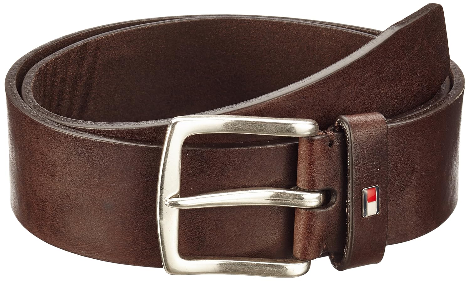 tommy hilfiger 男式 joshua 皮带腰带 brown (testa di moro-eur 066
