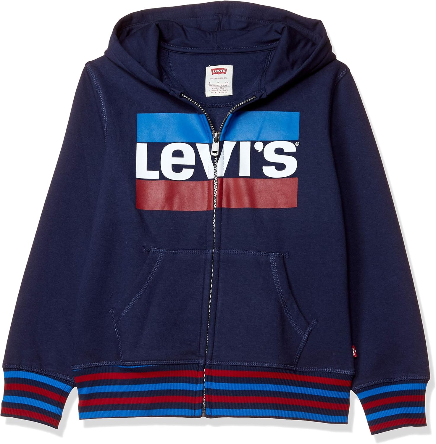 levis 李维斯 前拉链连帽卫衣 男孩