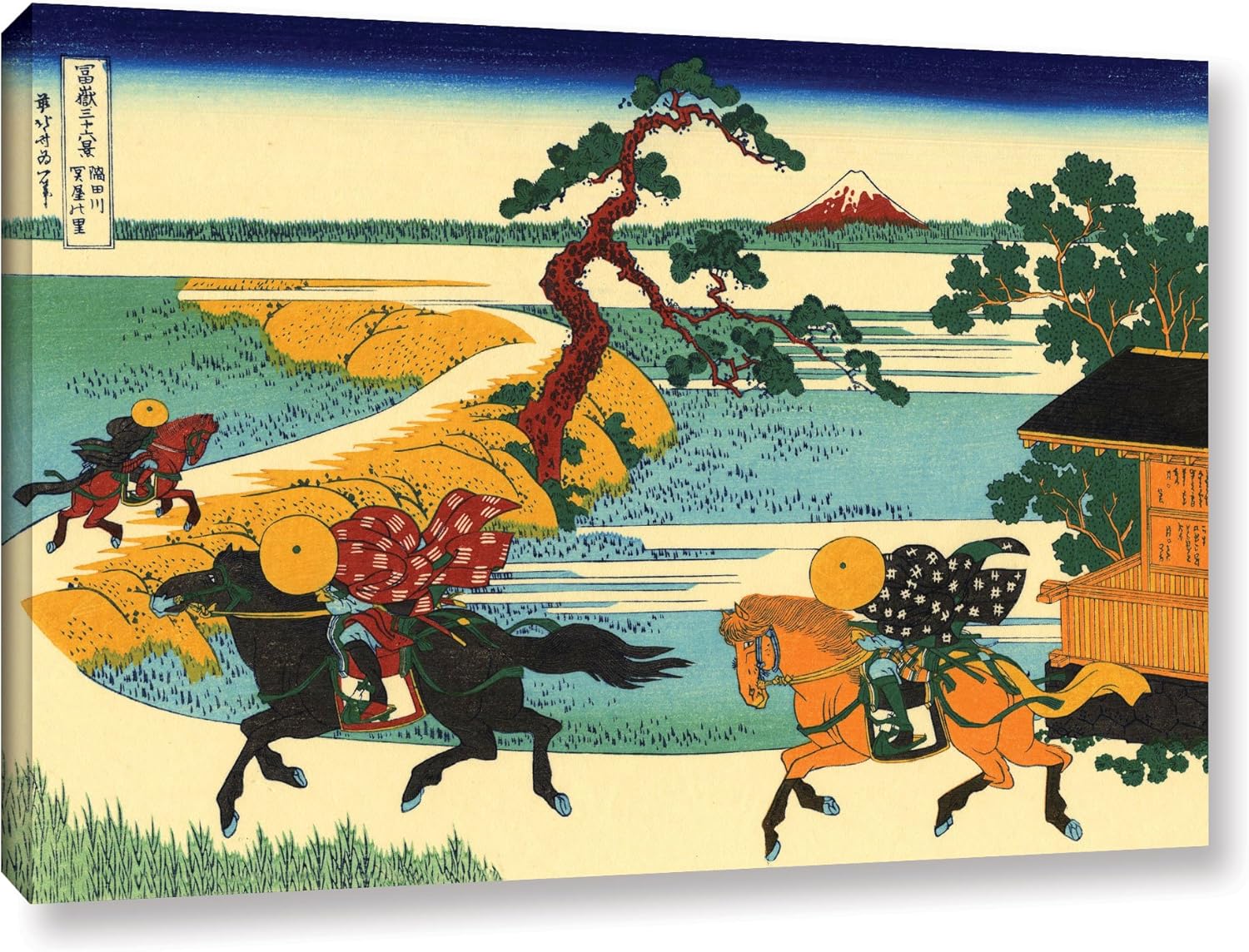 artwall katsushika hokusais the fields of sekiya