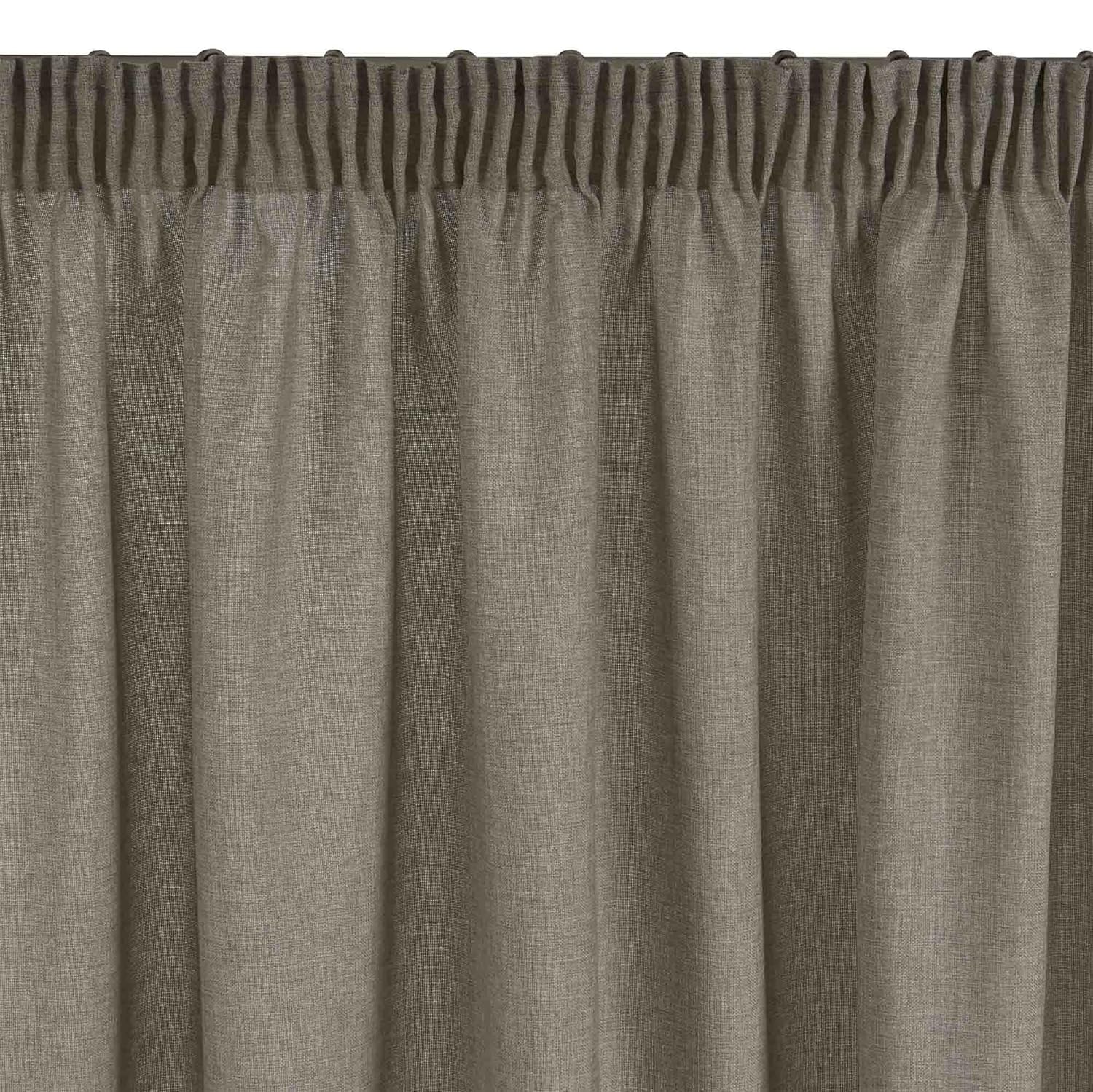 madura 窗帘带褶边条 - 肉桂色