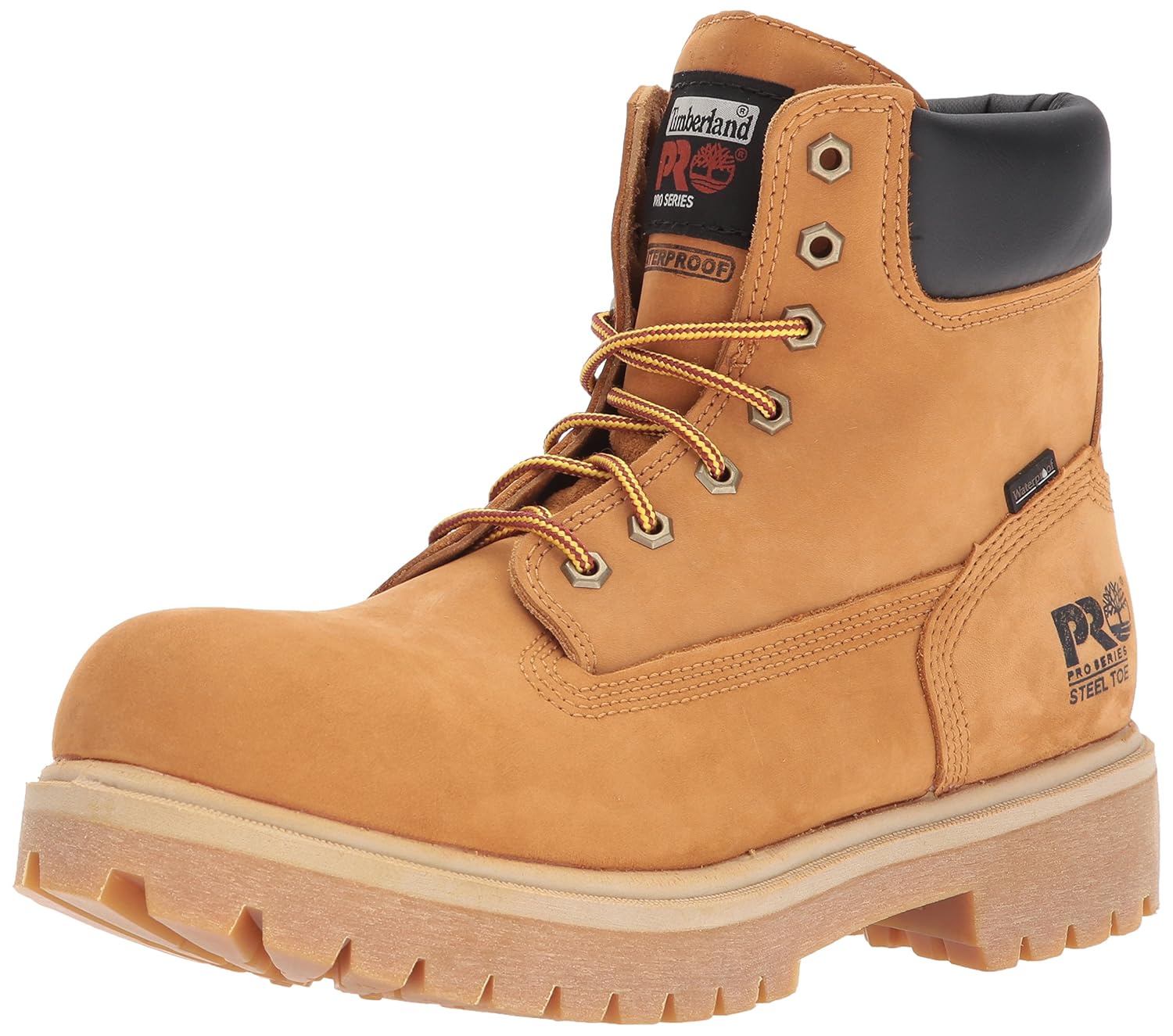 timberland pro 直接连接 6" 钢制*鞋头防水保暖靴 淡黄色(wheat) 7.