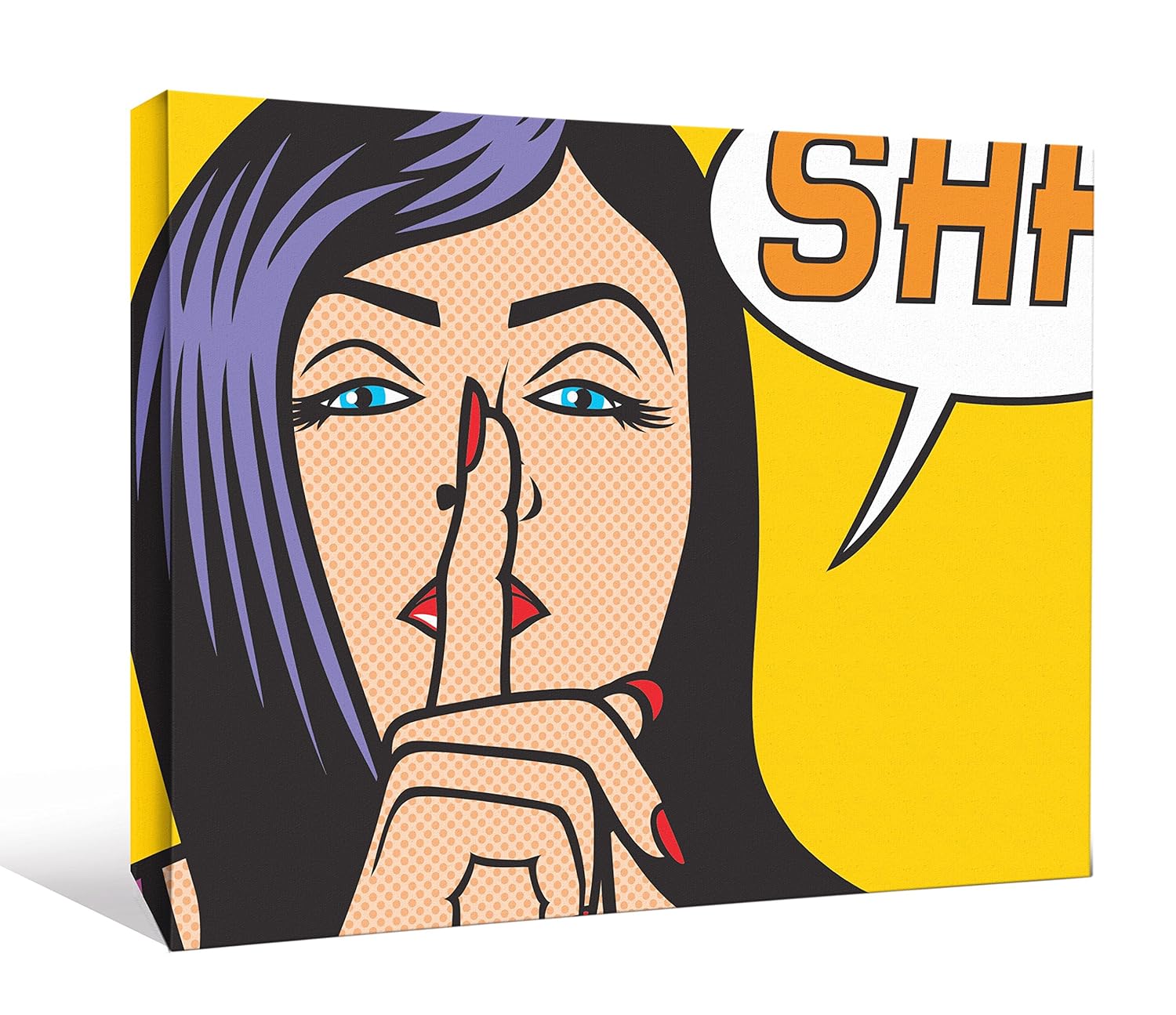 08 厘米厚重实画廊包装画布,shhh 复古流行艺术《魔兽》 40.