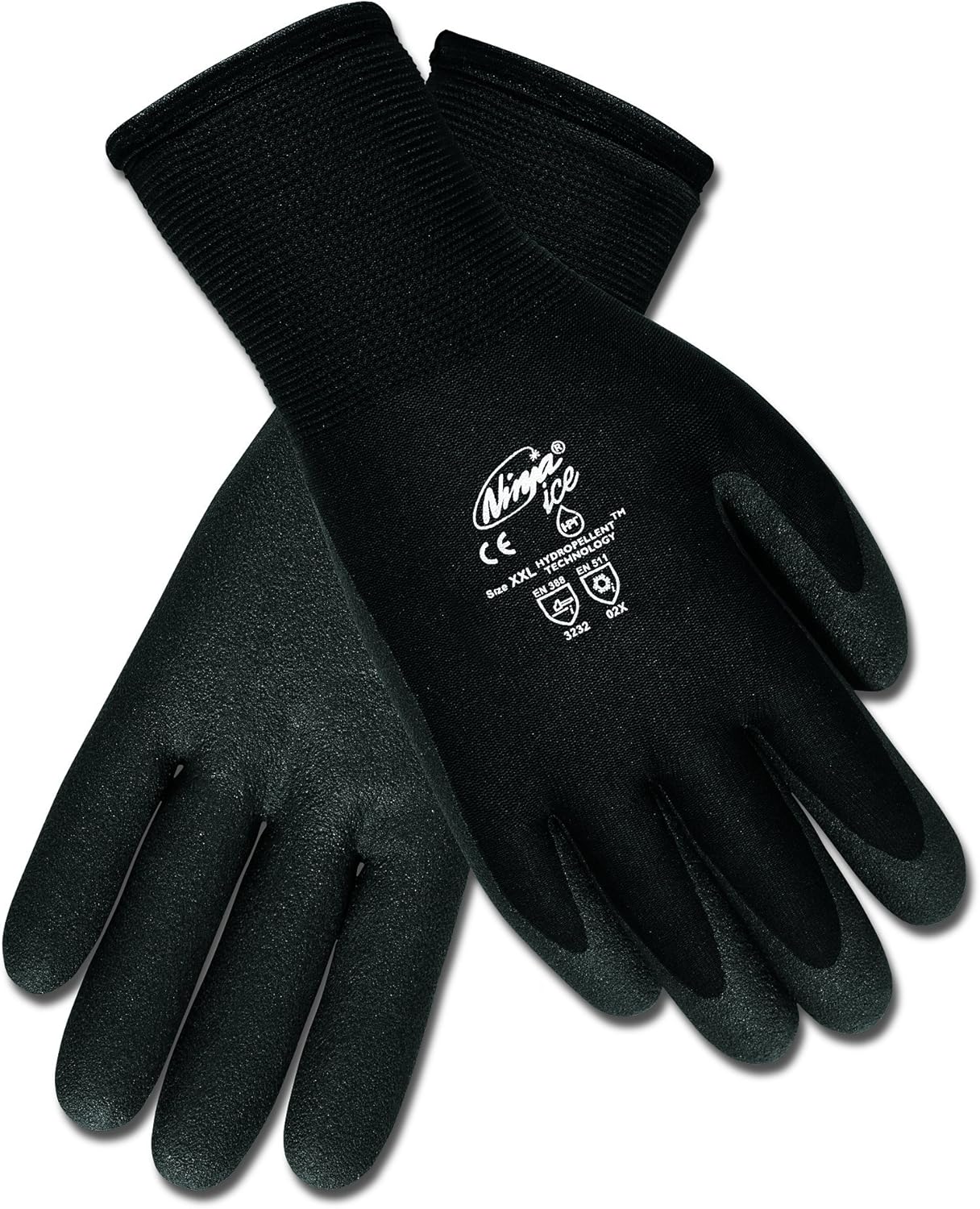 mcr safety ninja 冰尼龙手套 中 黑色 n9690-m