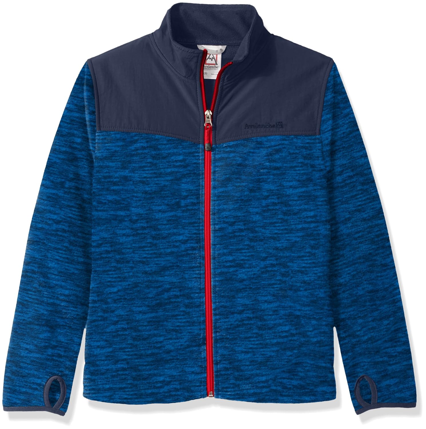 avalanche 男孩前拉链夹克