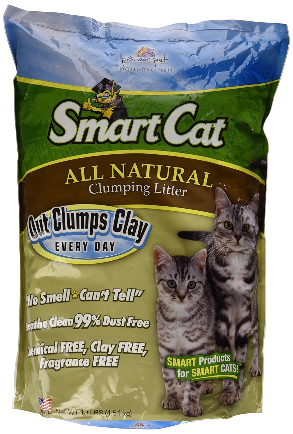 smartcat all natural clumping litter, 10-pound