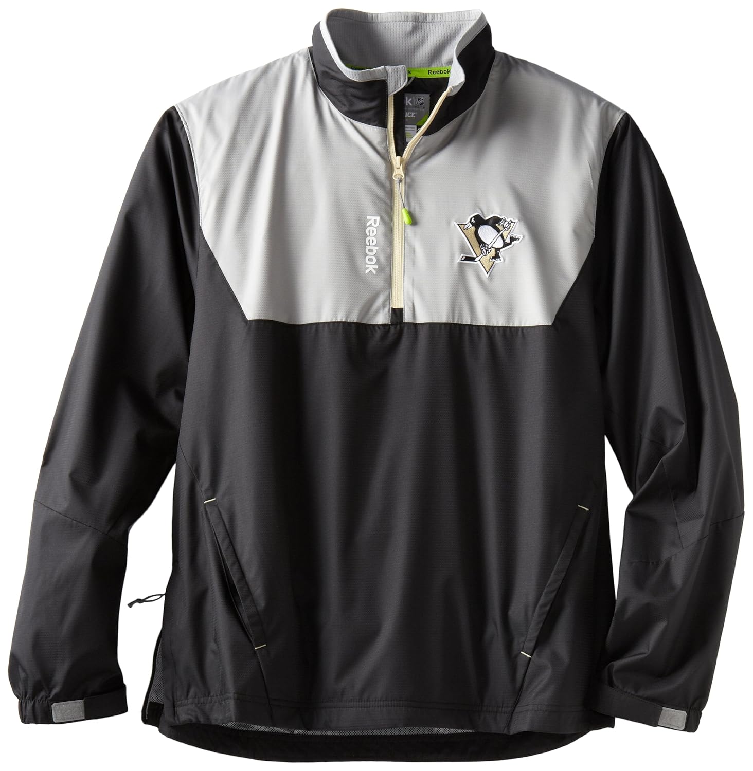 nhl 匹兹堡企鹅中心冰 hot 夹克 匹兹堡企鹅色 中