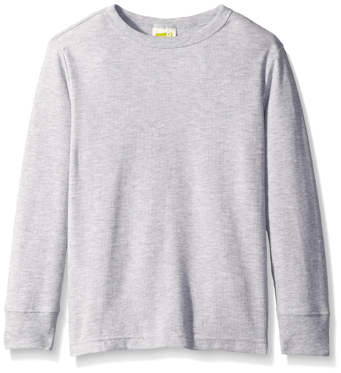 疯狂8男孩儿童灰色基本长袖保暖 t 恤 bay bridge heather gray small