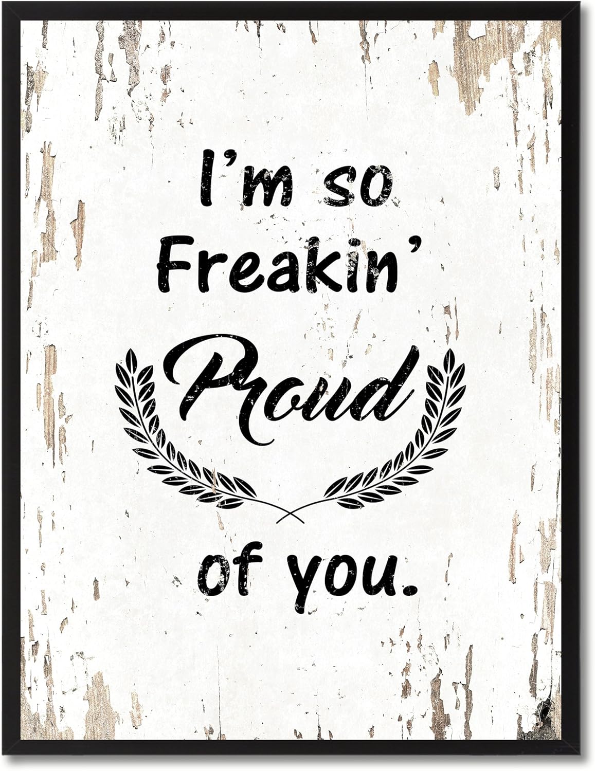 spotcolorart im so freaking proud of you saying 帆布打印画框