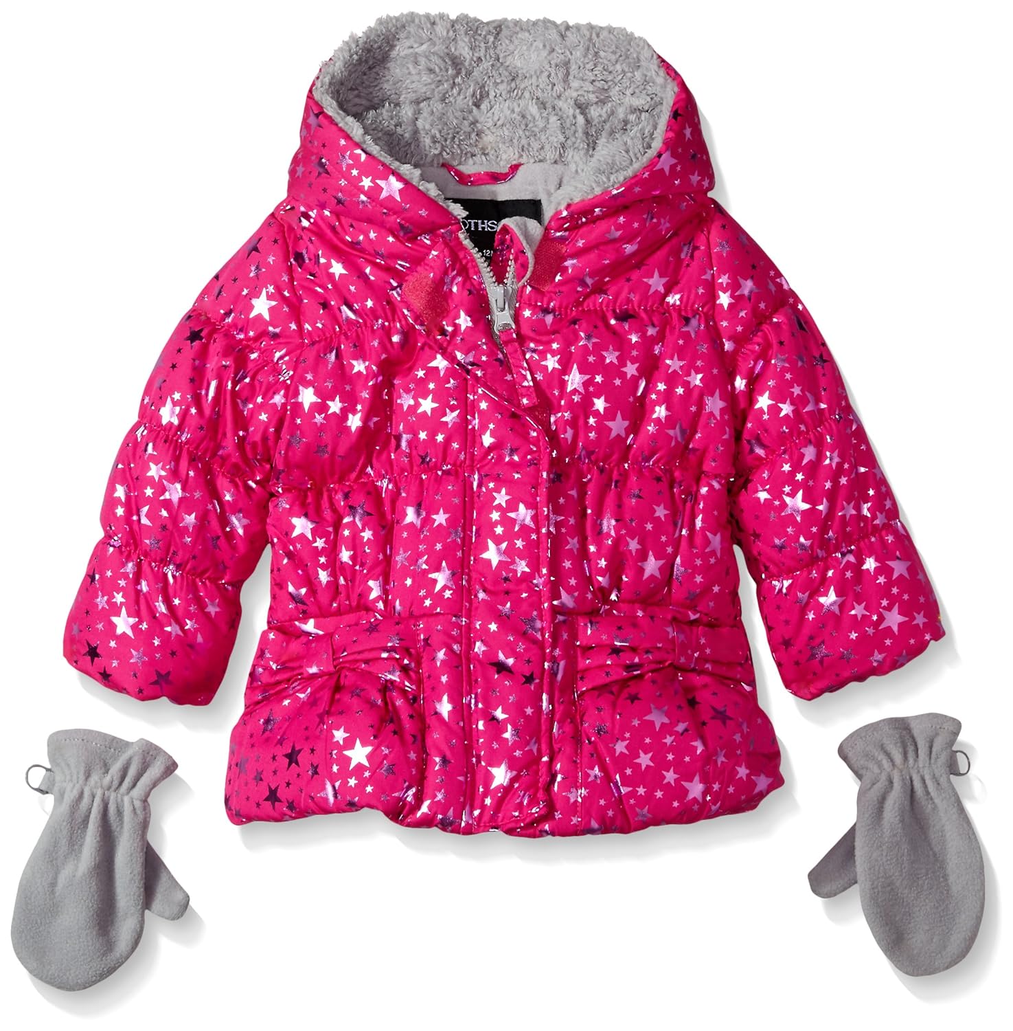rothschild baby-girls star foil jacket