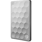 Seagate 希捷 Backup plus Ultra slim 2TB 纤薄9.6mm 2.5英寸 USB3.0 移动硬盘 银色 STEH2000300