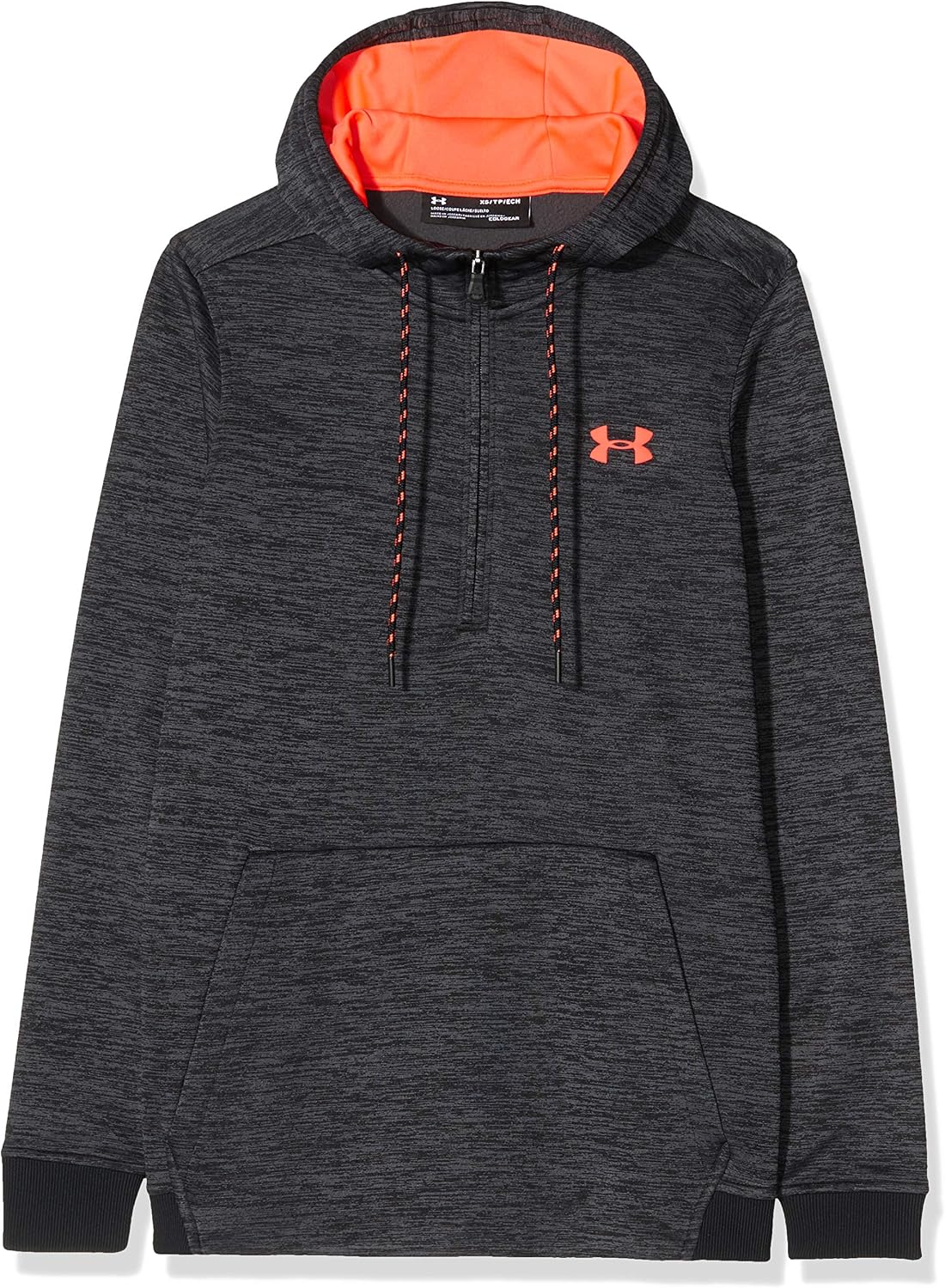 under armour 安德玛 抓绒 1/2 拉链连帽卫衣