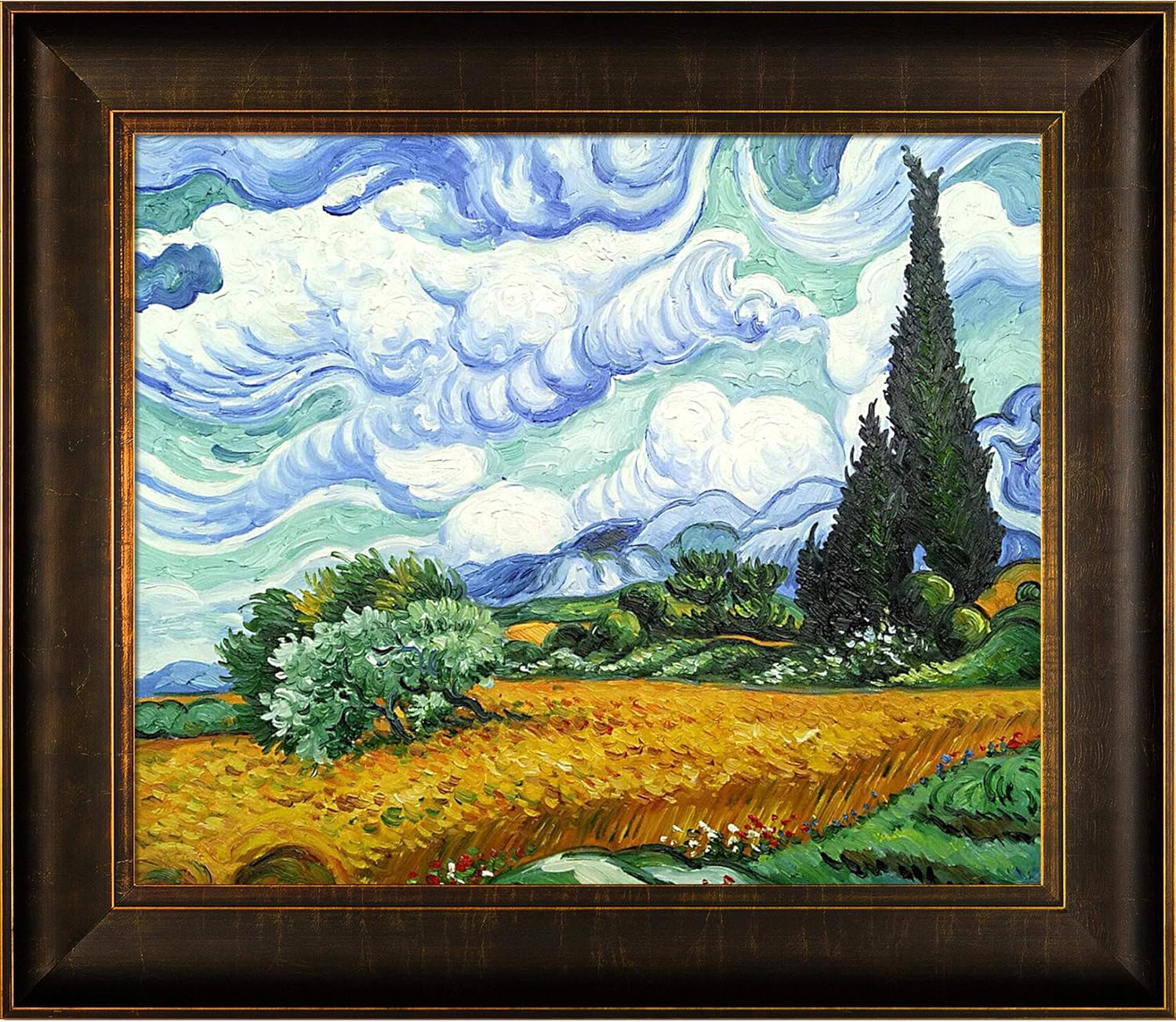 van gogh with veine d or bronze scoop in bronze and rich brown