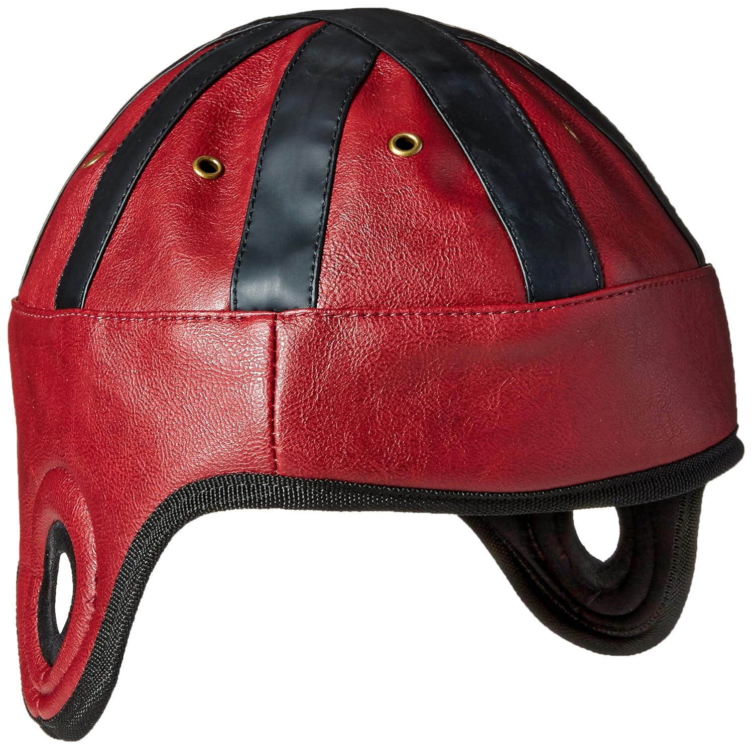 wembley 男式复古橄榄球头盔 红色 one size