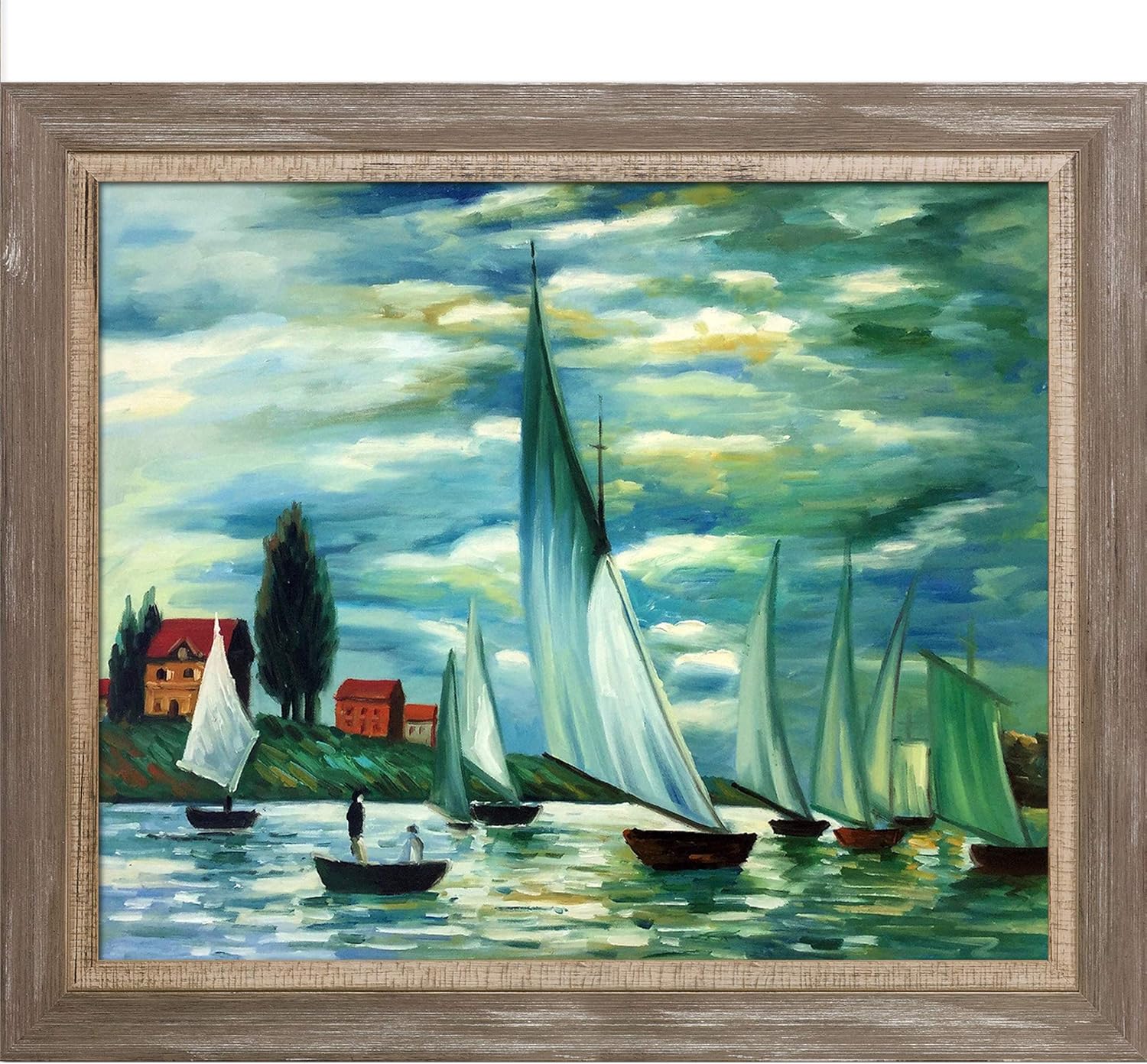 overstockart regates at argenteuil claude monet 创
