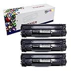 HI INK 3 包 CRG128 78A CE278A 墨粉盒适用于 HP LaserJet Pro P1560 P1566 P1600 P1606 M1536 佳能图像 D530 D550 传真电话 L100 L190 MF4770n...