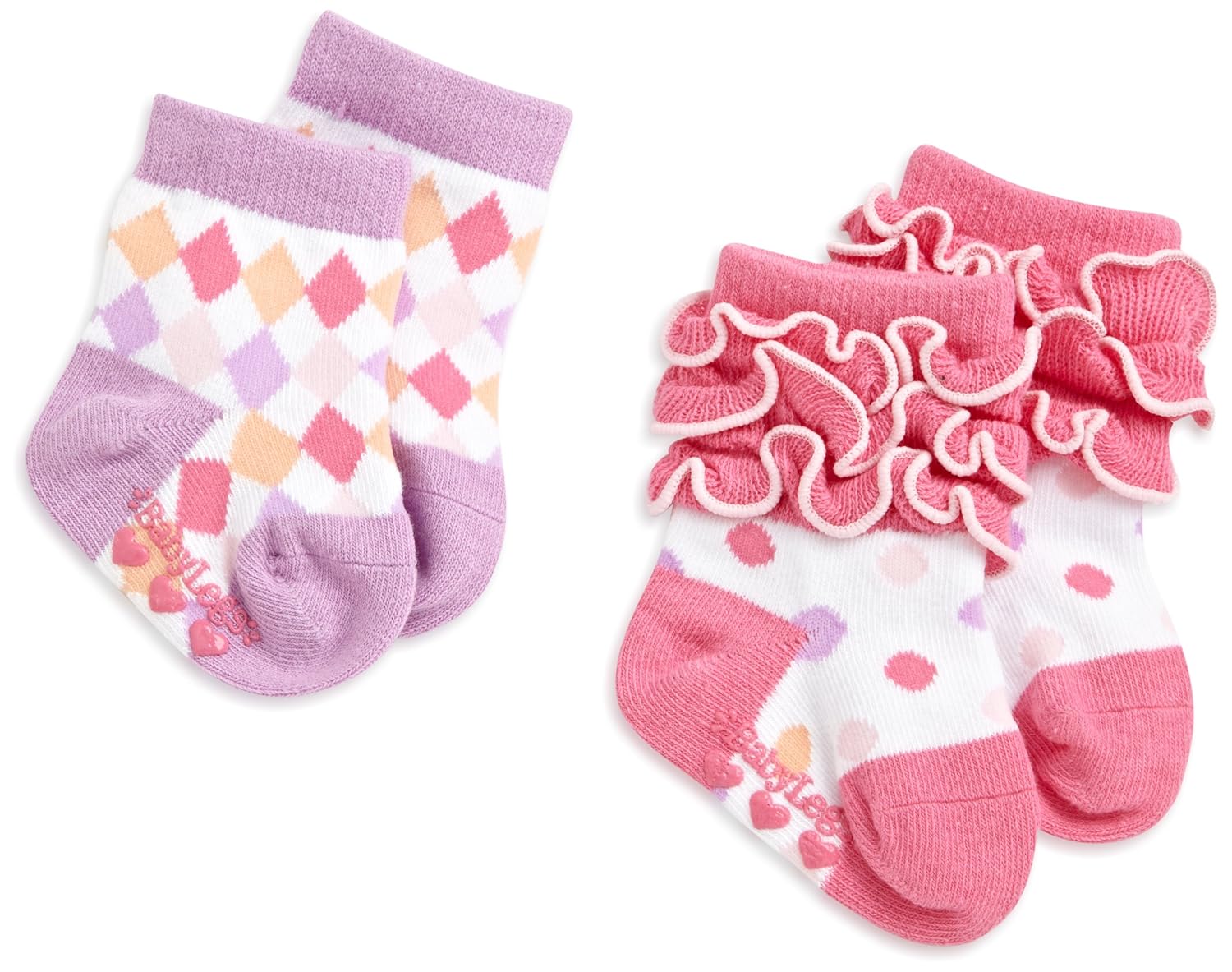 babylegs 婴儿女童 forever 短袜 粉色/多种 0-12 months