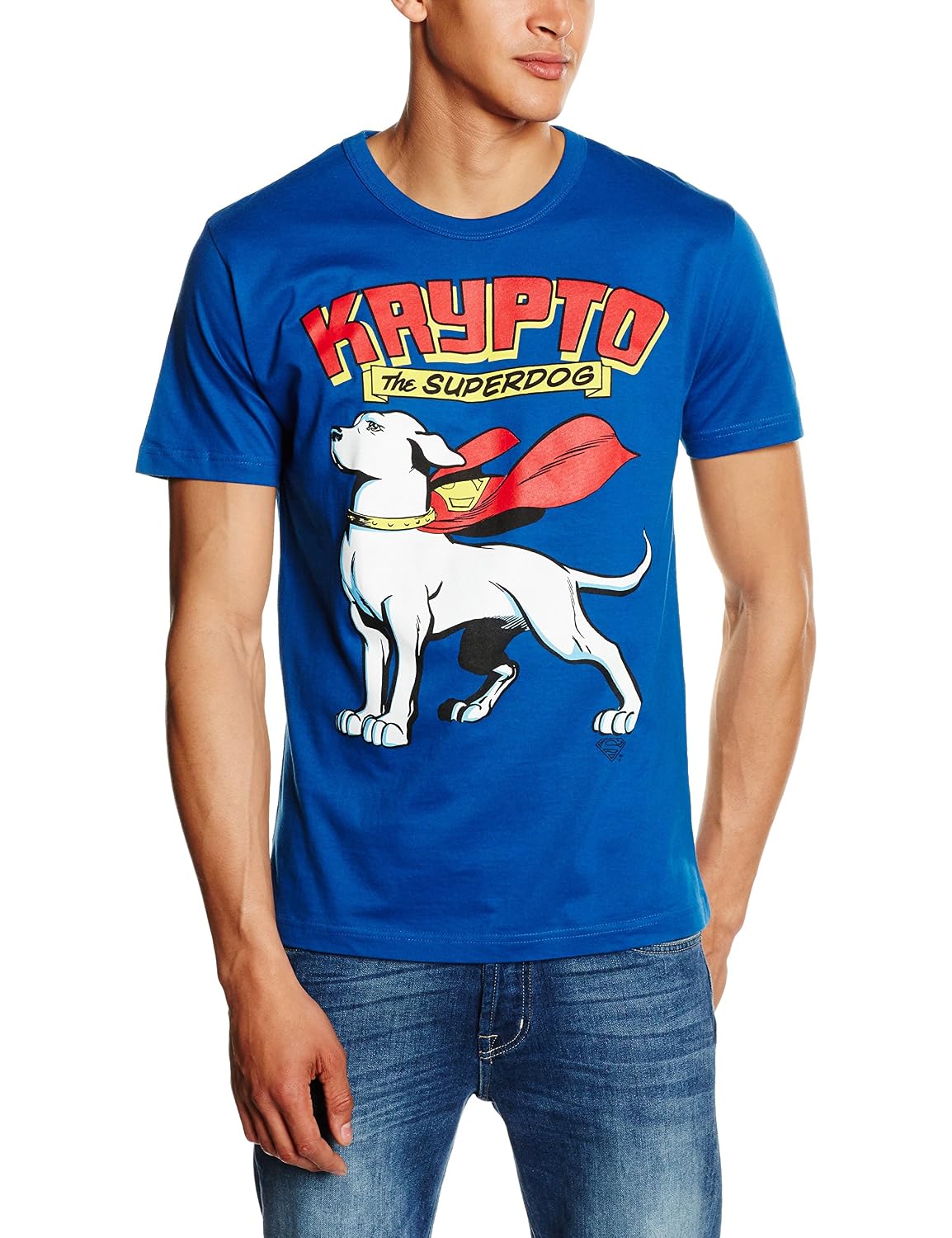 logoshirt 男式超狗 - krypto 短袖 t 恤