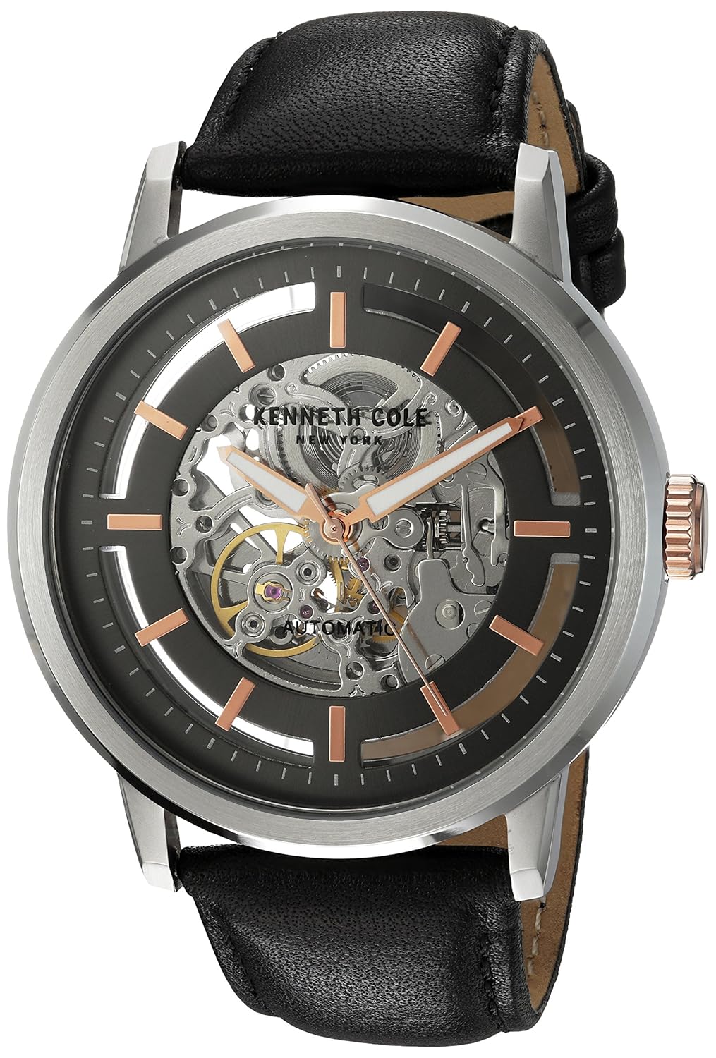 kenneth cole new york 男式自动模拟显示日本自动手表