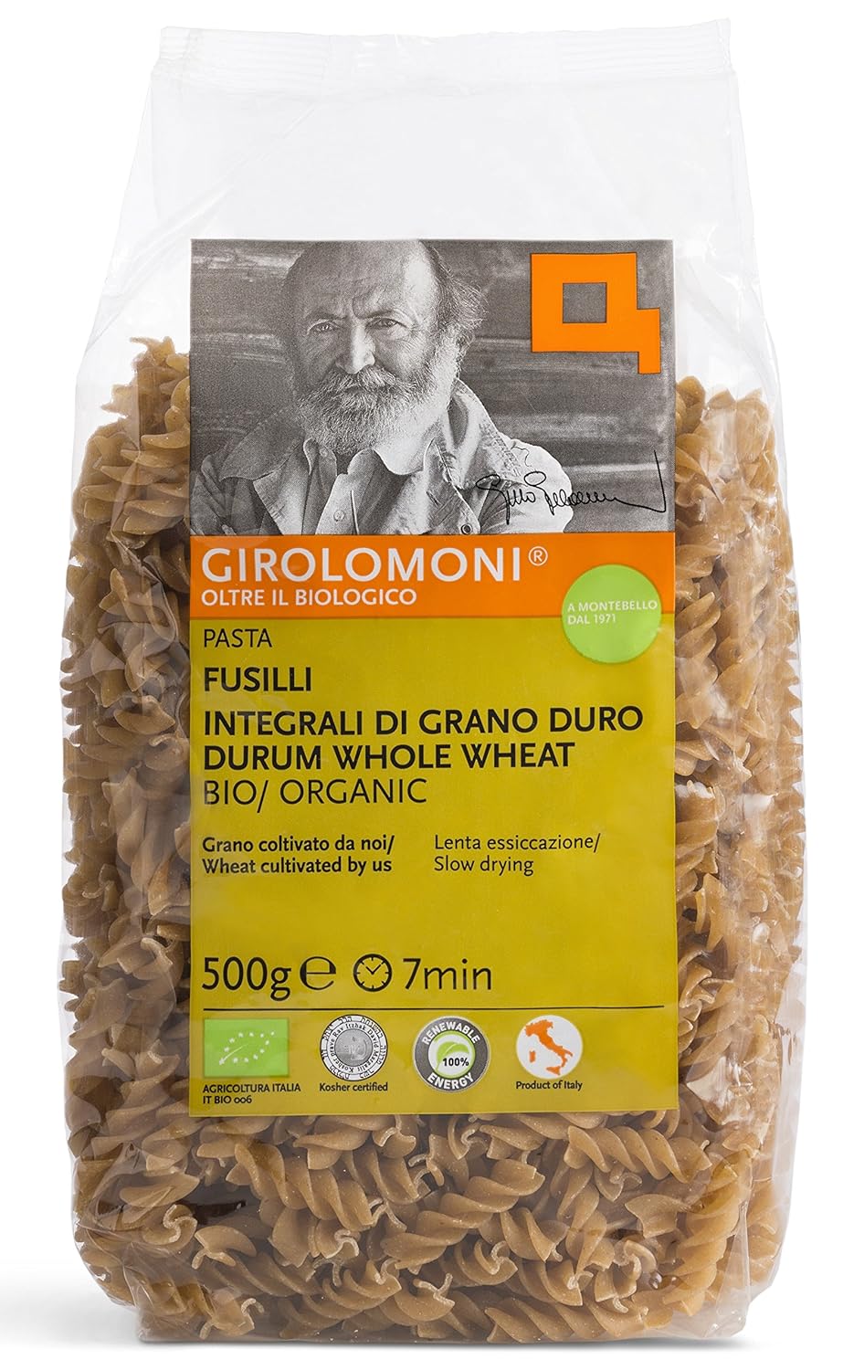 girolomoni/吉罗鲁摩尼有机全麦螺旋形意大利面