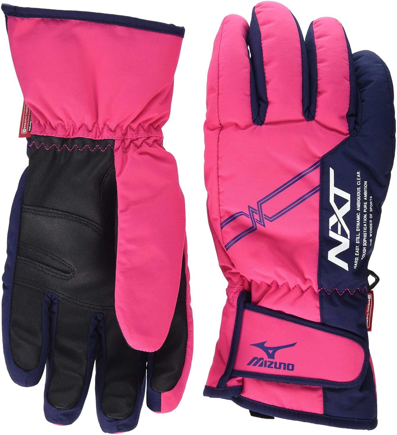 mizuno 美津浓 滑雪训练 n-xt 滑雪手套 五指z2jy6520 65:ブライトロ