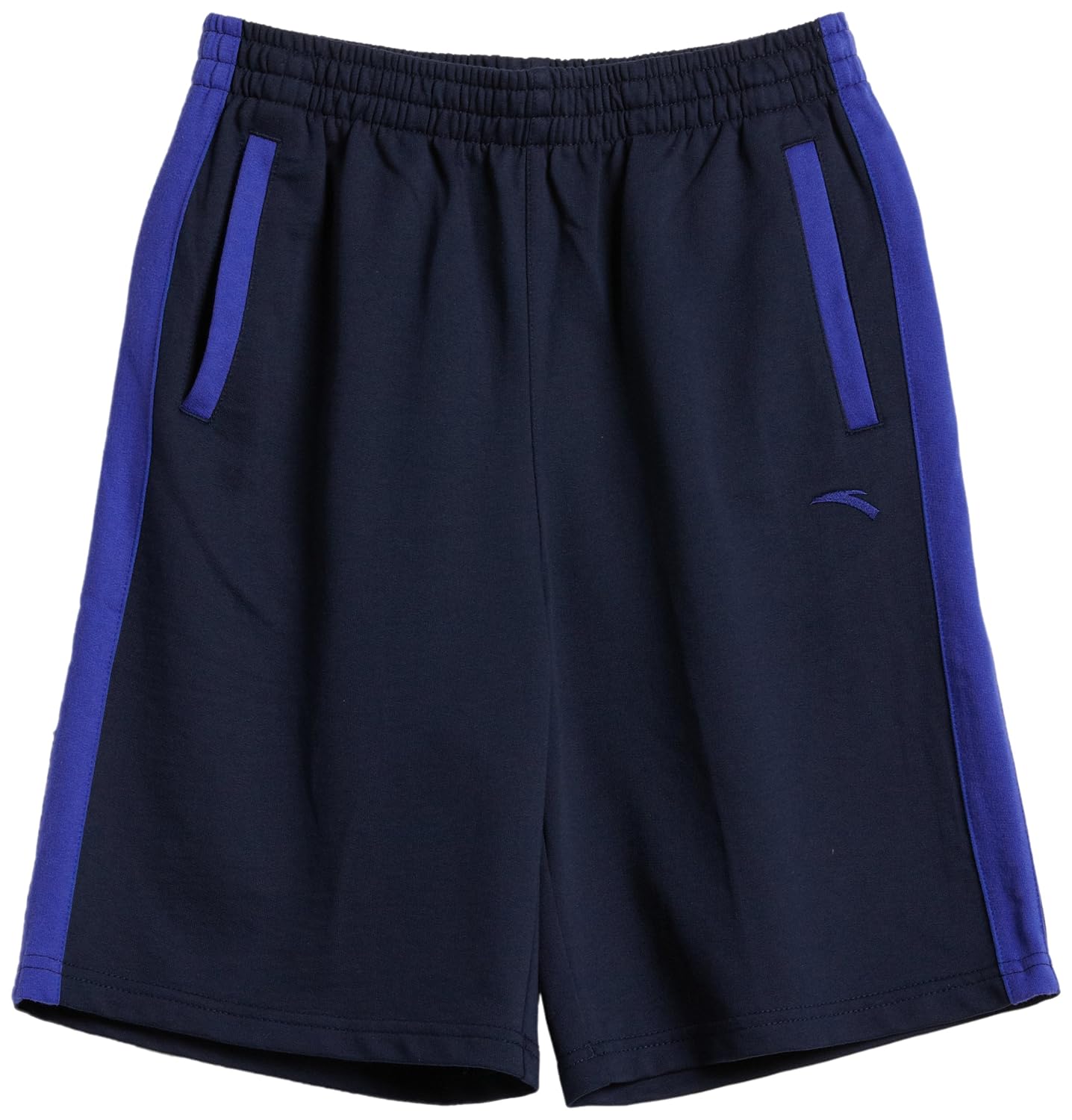 anta kids 安踏 快乐篮球 针织短裤 男童 暗槐蓝 130/56 35221382-2