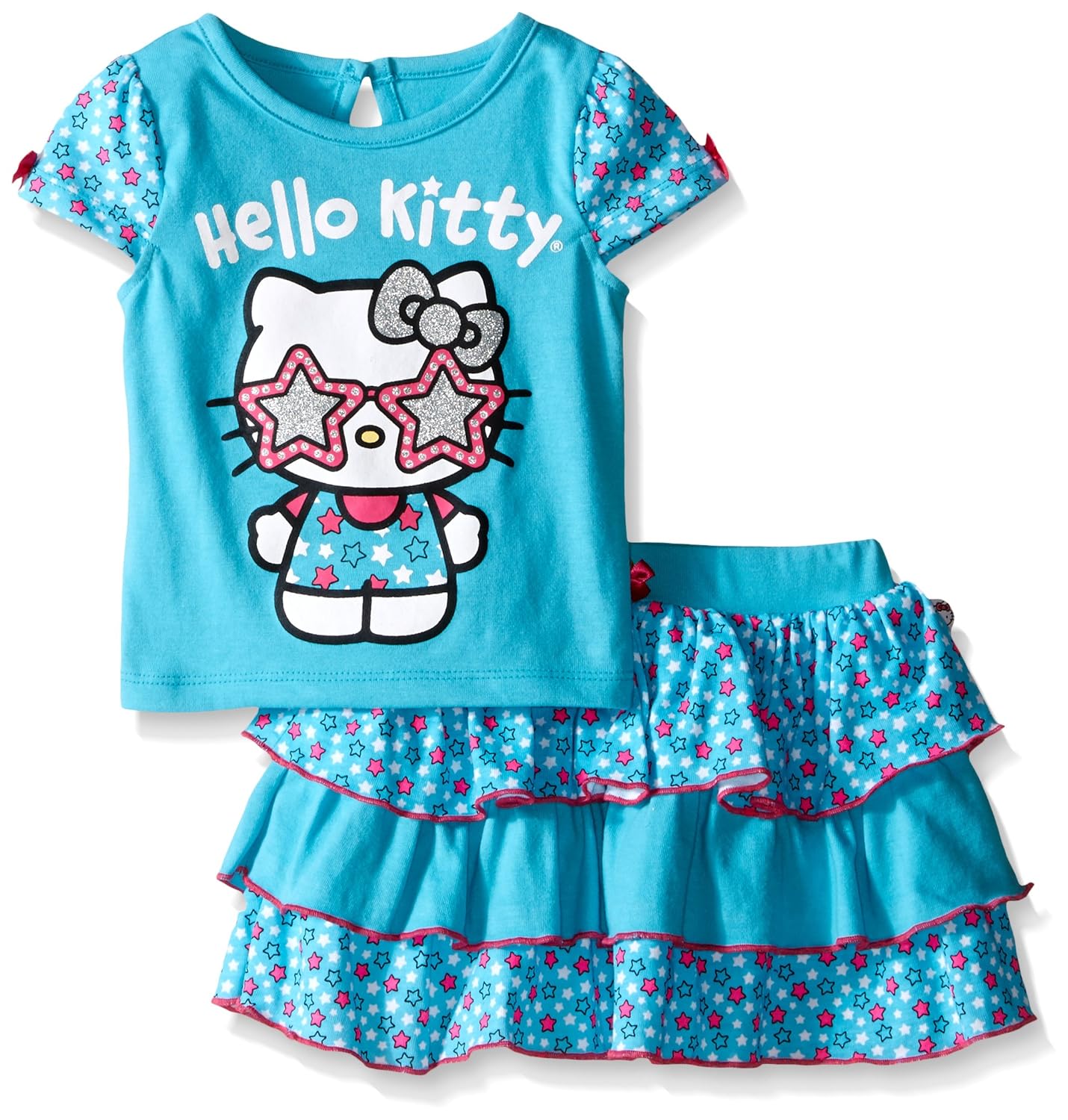 hello kitty skirt 白葡萄色 24 months