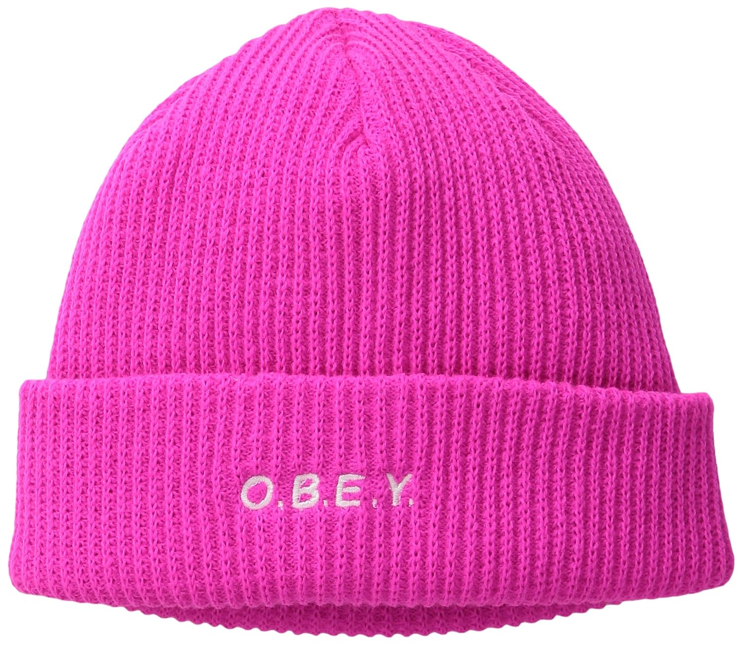 obey 男式 contorted 无檐小便帽 品红 one size
